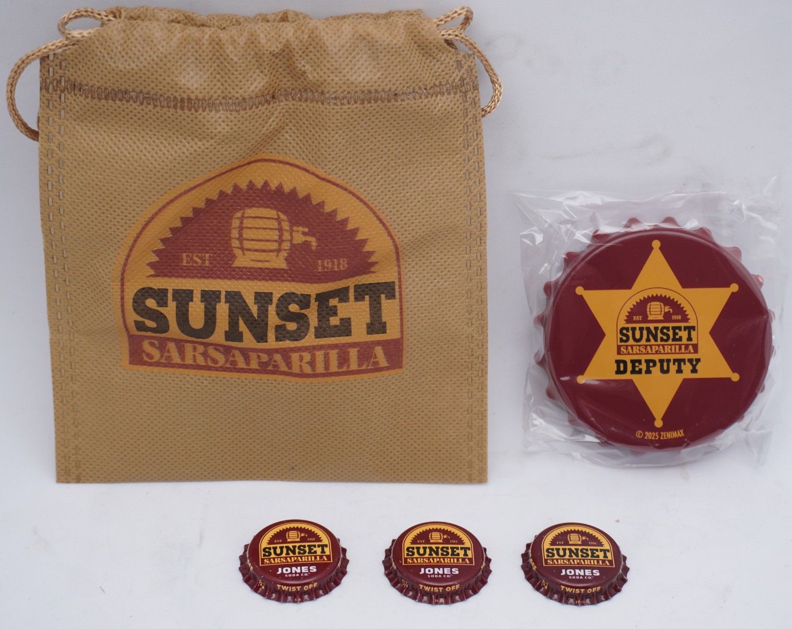 Fallout New Vegas Sunset Sarsaparilla Jones Soda 12 Bottle Case Limited Edition