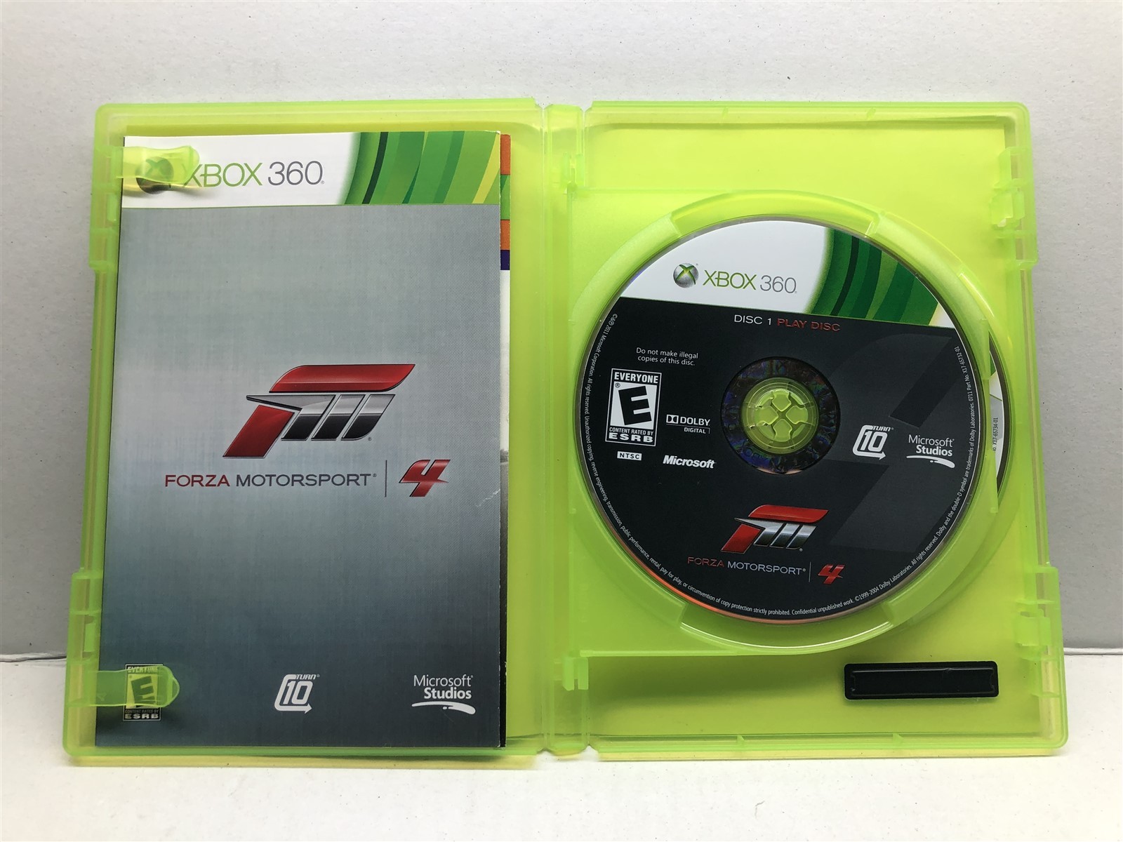 Forza Motorsport 4 (Xbox 360, 2011) Complete Tested Working – Free Ship