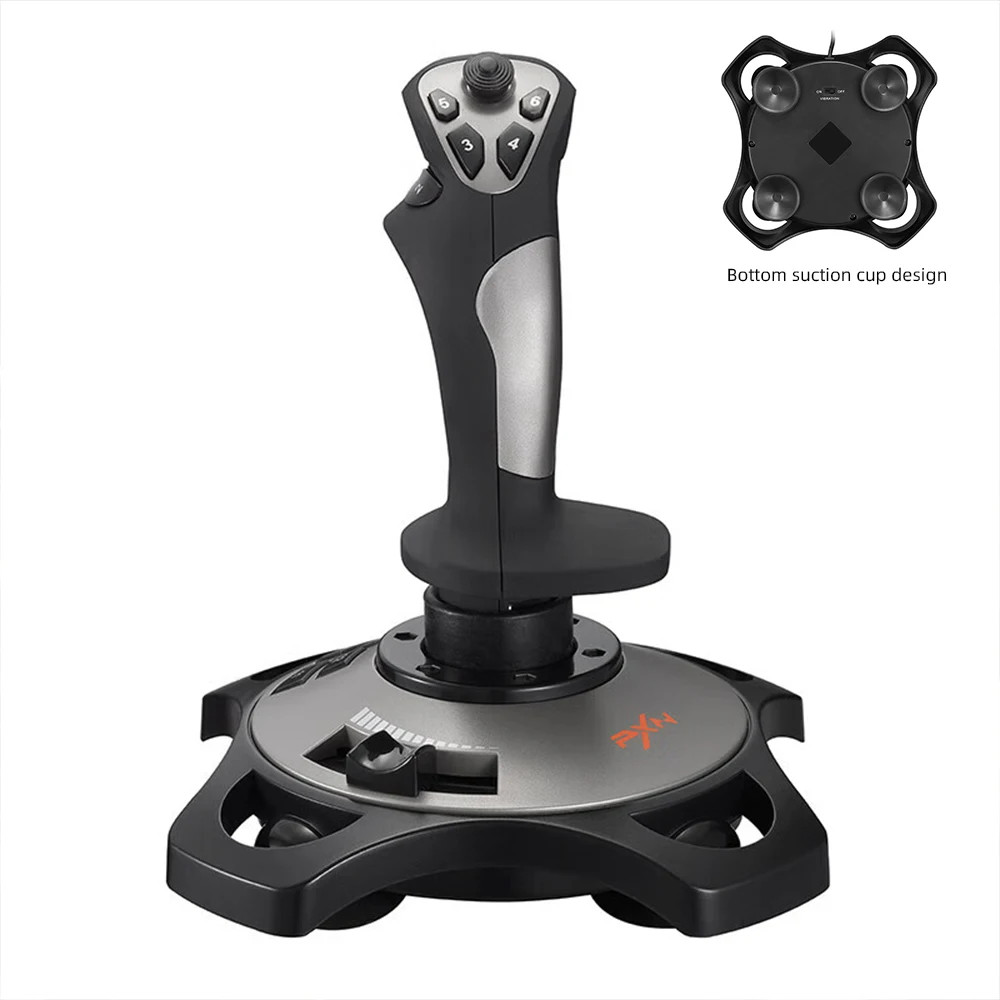 PXN-2113 Pro Flight Simulator Joystick USB Game Controller for PC Desktop