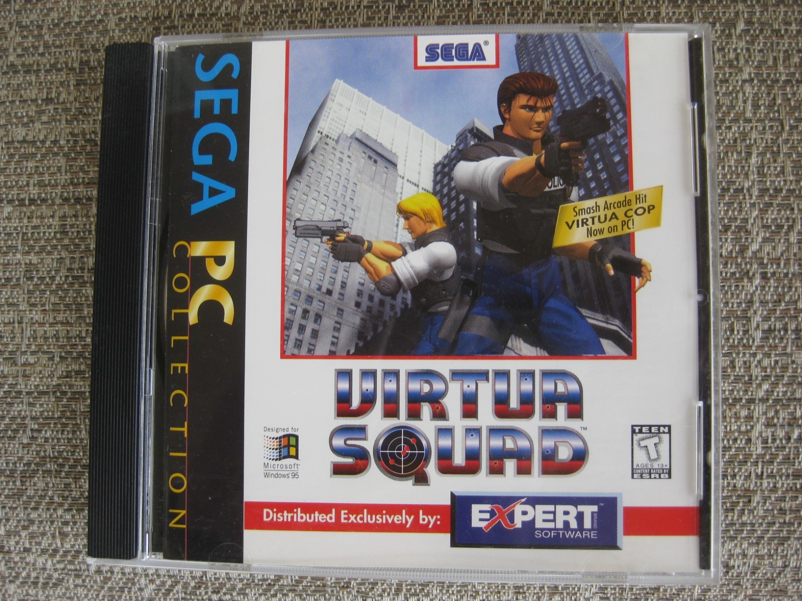 Virtua Squad PC Video Game Light Gun Shooter Windows 95 Virtua Fighter Manual