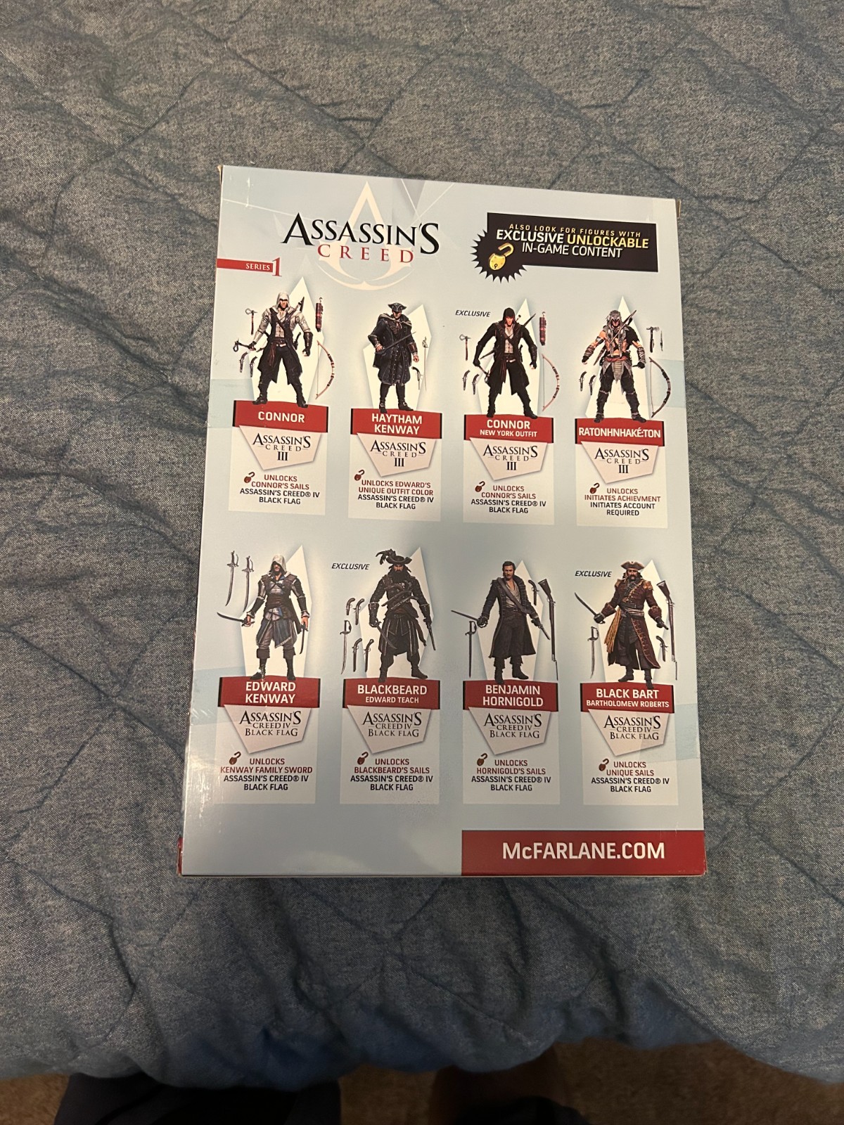Assassins creed golden age of piracy (McFarlane Toys) Series three figures