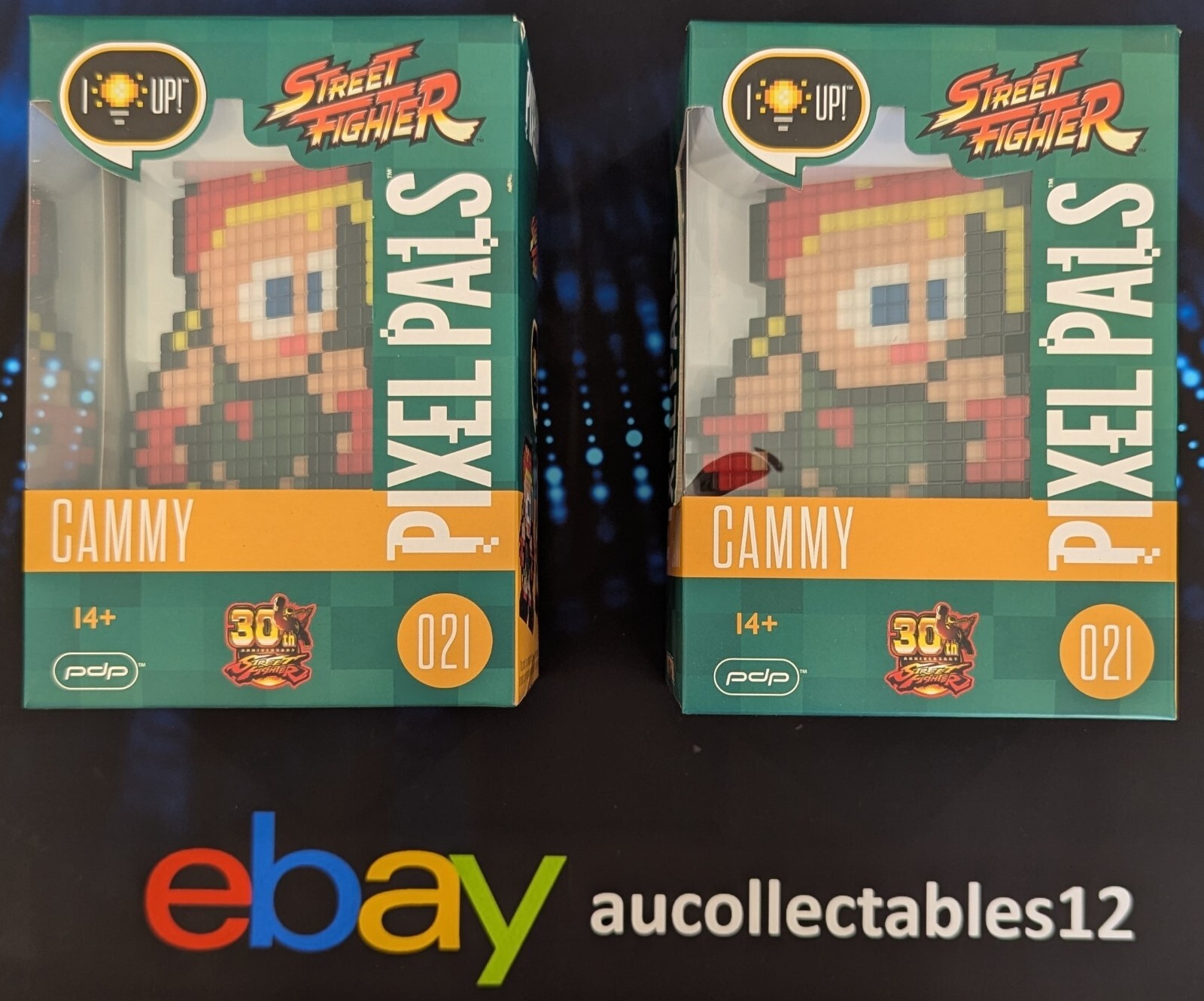 PDP Pixel Pals Street Fighter Cammy #021 Light Up Figure