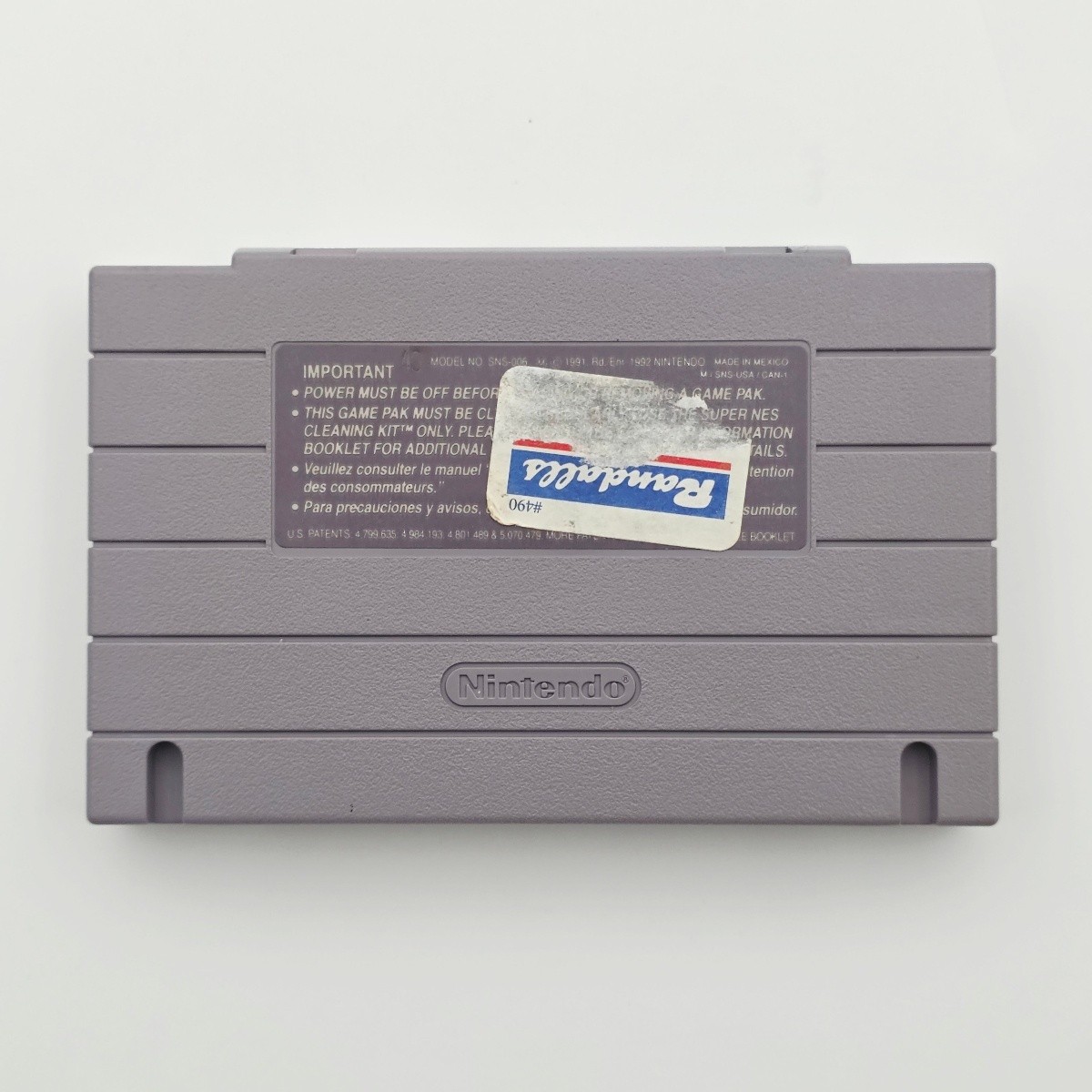 Air Cavalry Super Nintendo SNES Authentic Tested Cartridge Only