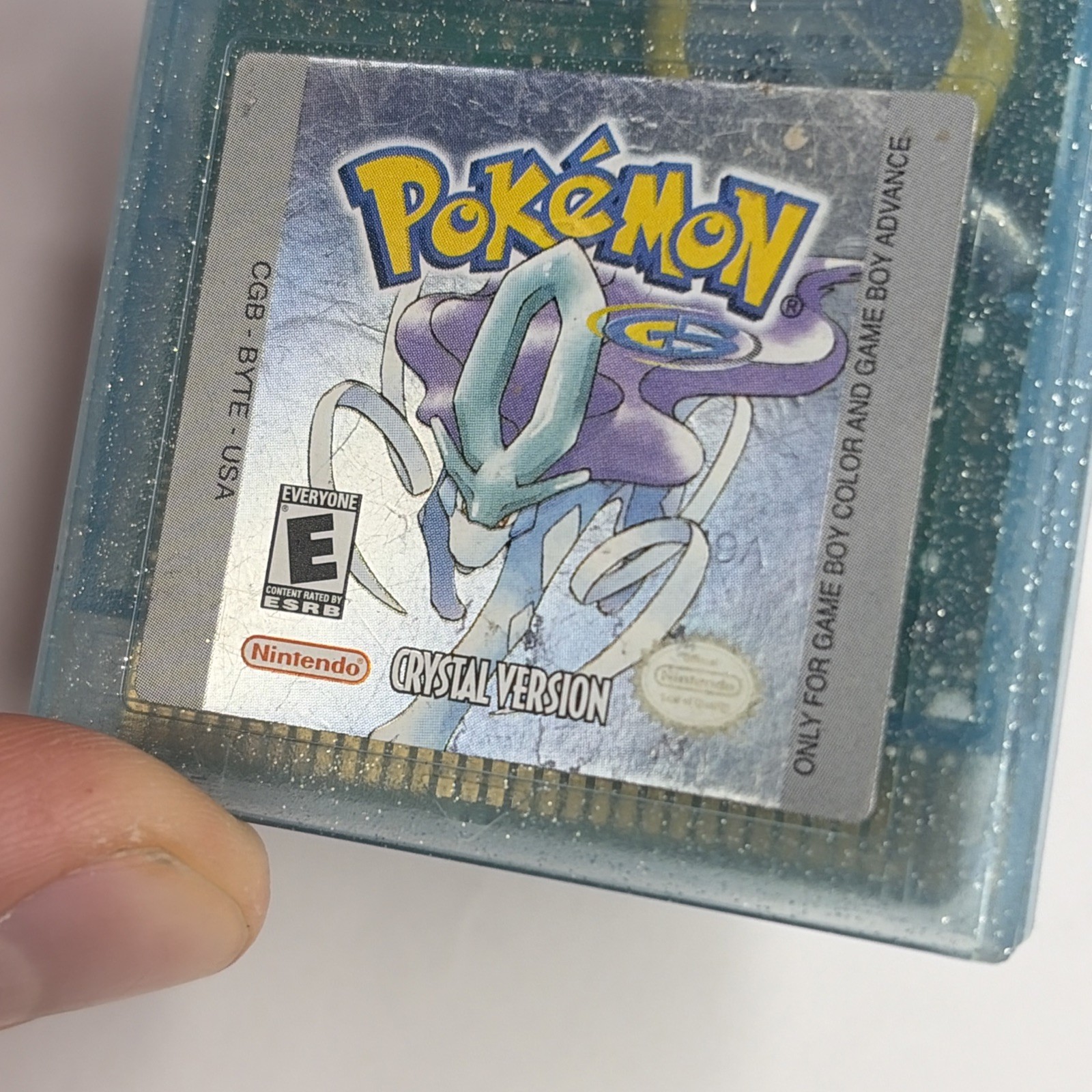 Pokemon: Crystal Version GBC (Game Boy Color, 2001) *New Battery* Authentic