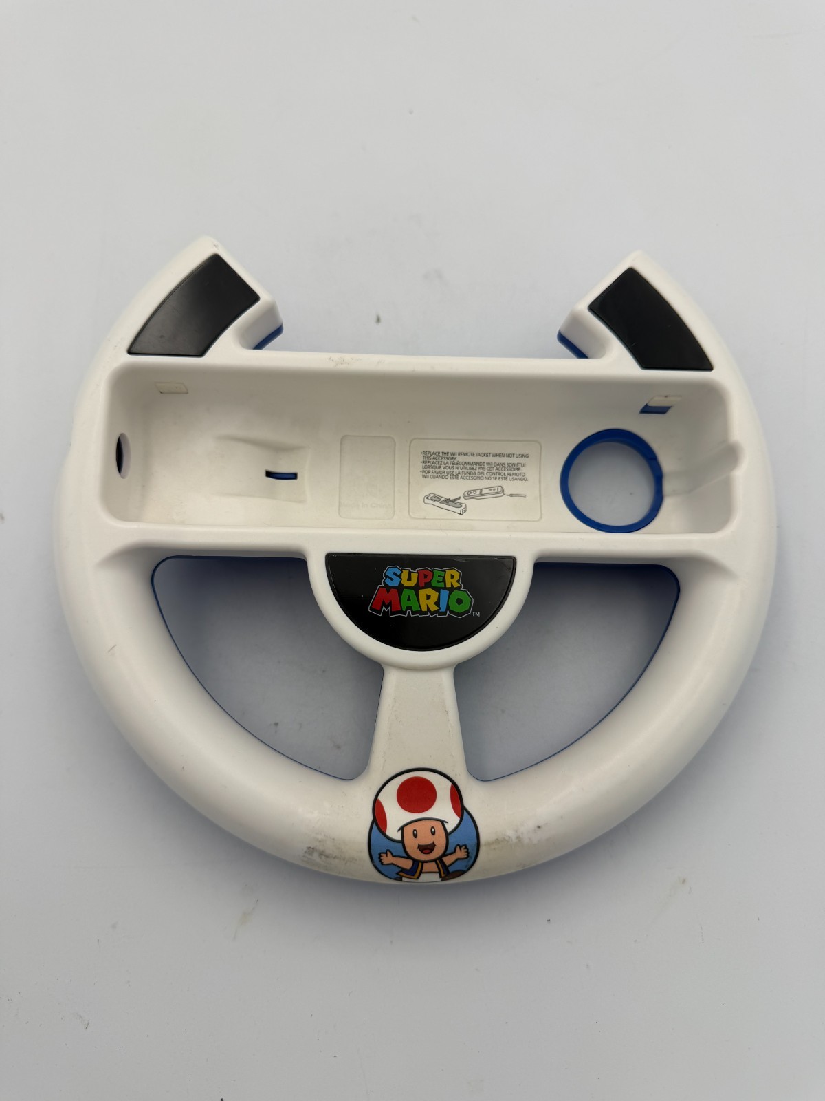 Nintendo Wii Super Mario Steering Wheel Toad OEM Mario Kart RVL-024