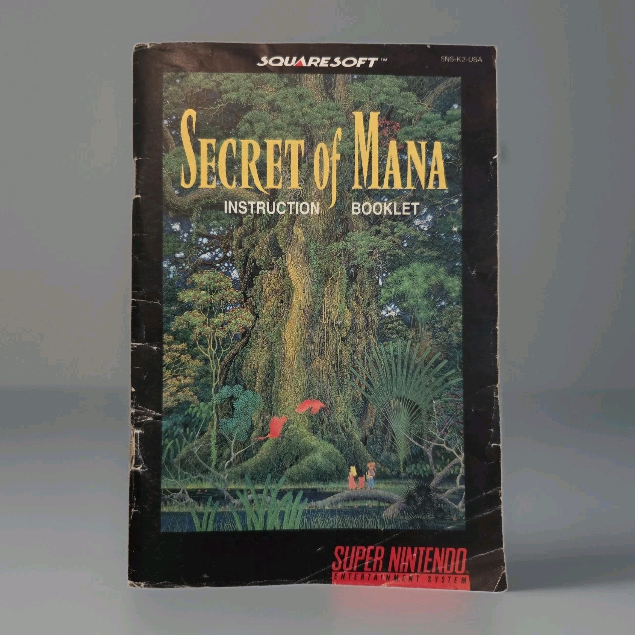 Secret of Mana SNES Super Nintendo, Instruction Manual Book Only
