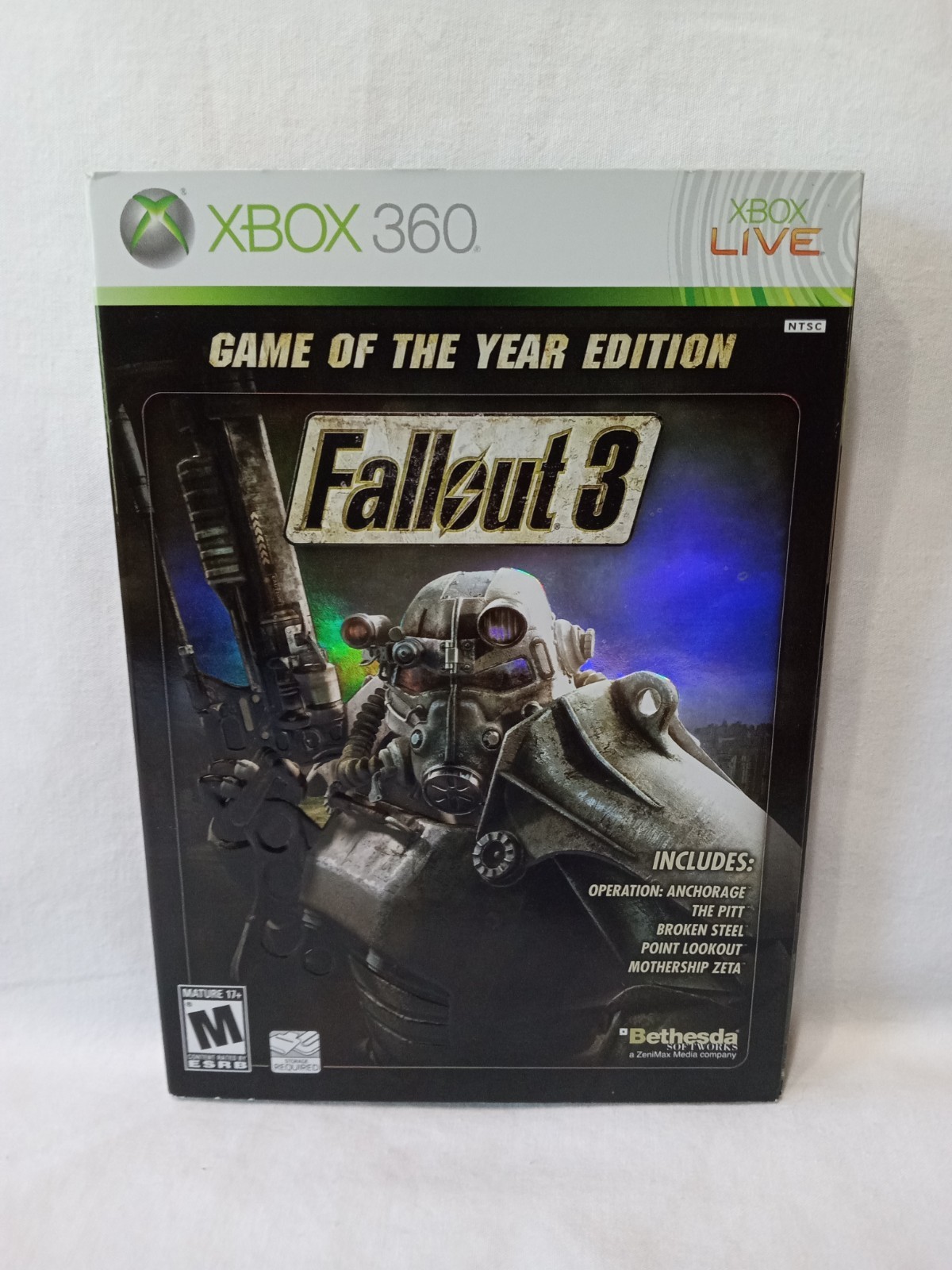 Fallout 3 Game Of The Year Edition W/ Slipcover Xbox 360 Brand New Sealed