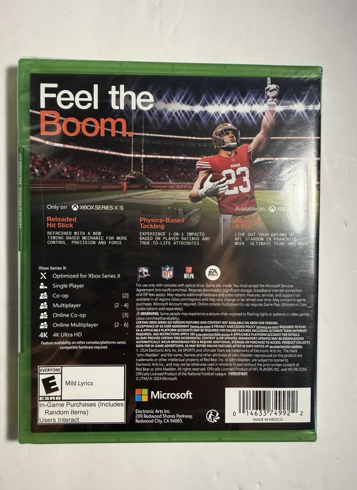 EA Sports Madden NFL 25 – Xbox Series X|S/Xbox One American Football