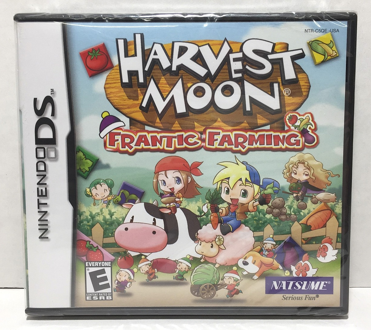 NEW sealed HARVEST MOON Frantic Farming NINTENDO DS Natsume 3DS Action PUZZLE