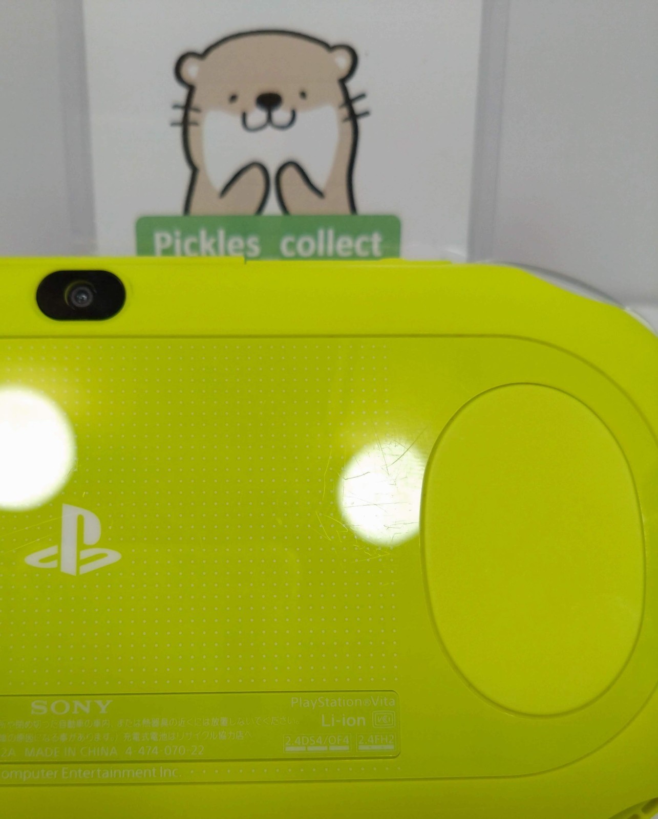 PS Vita 2000 Lime Green White PCH 2000 ZA13 Console only PSV Tested Sony 0611A