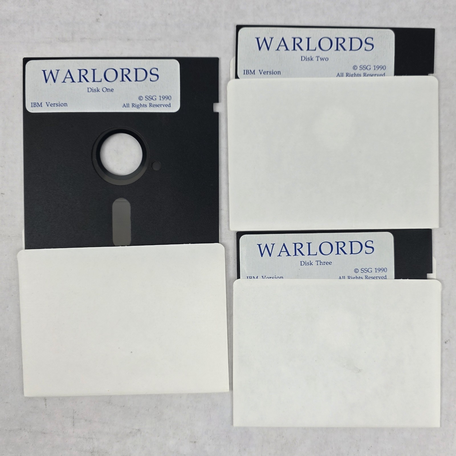 Steve Fawkner Warlords BIG BOX PC 5.25″ Floppy SSG 1990 Original