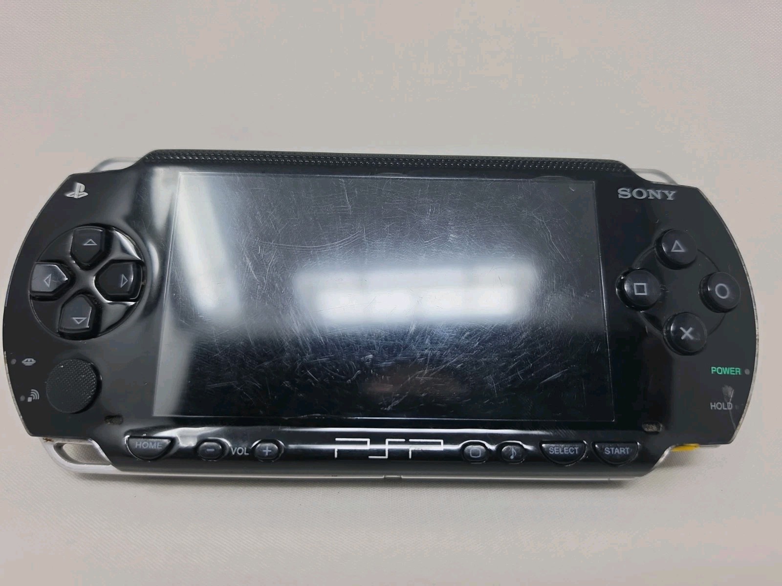 Sony PSP-1001 PlayStation Portable Console Black for Parts Repair Only Powers On