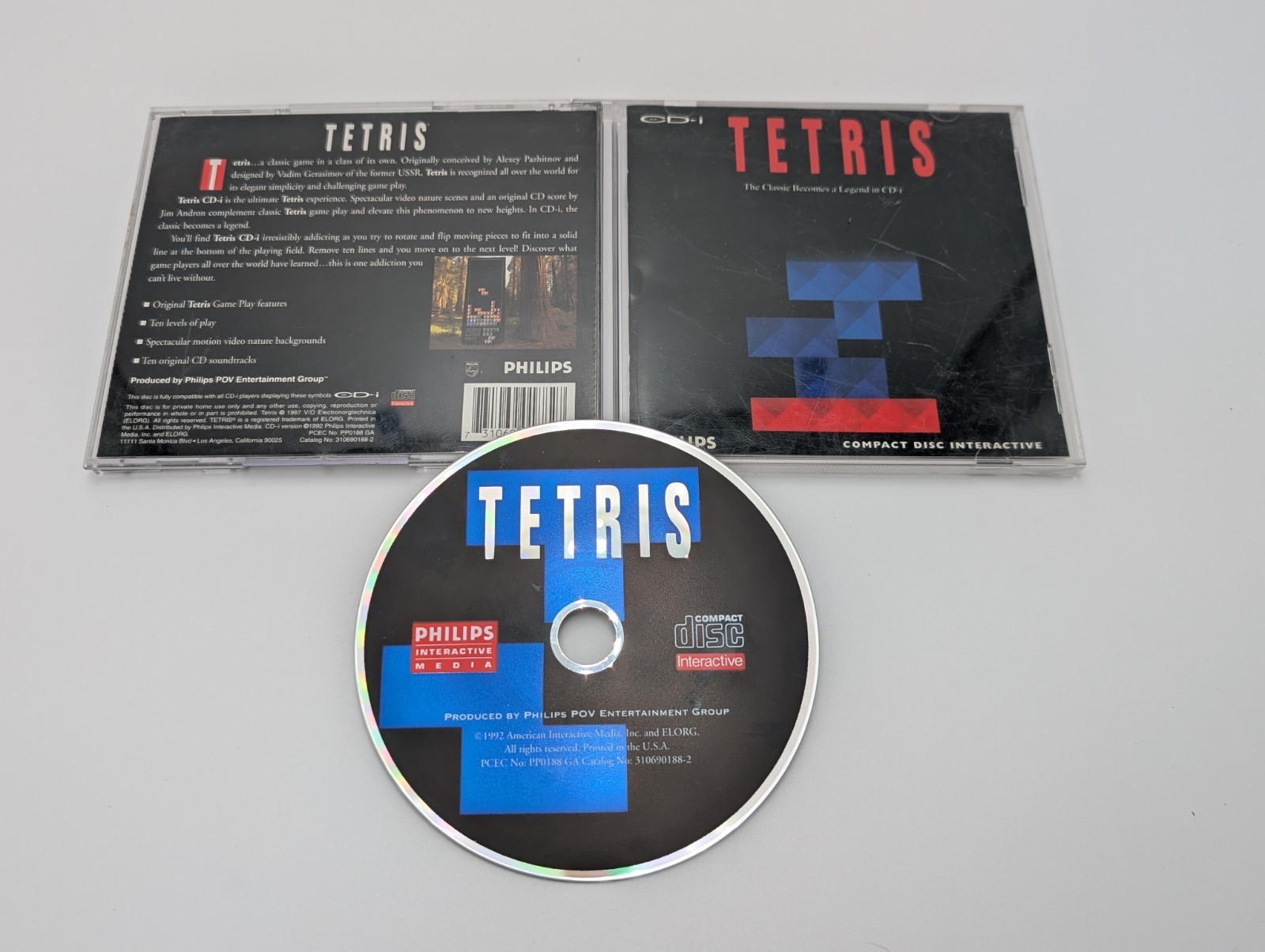 Tetris Classic (Philips CD-i, 1992) – Tested & Working Complete