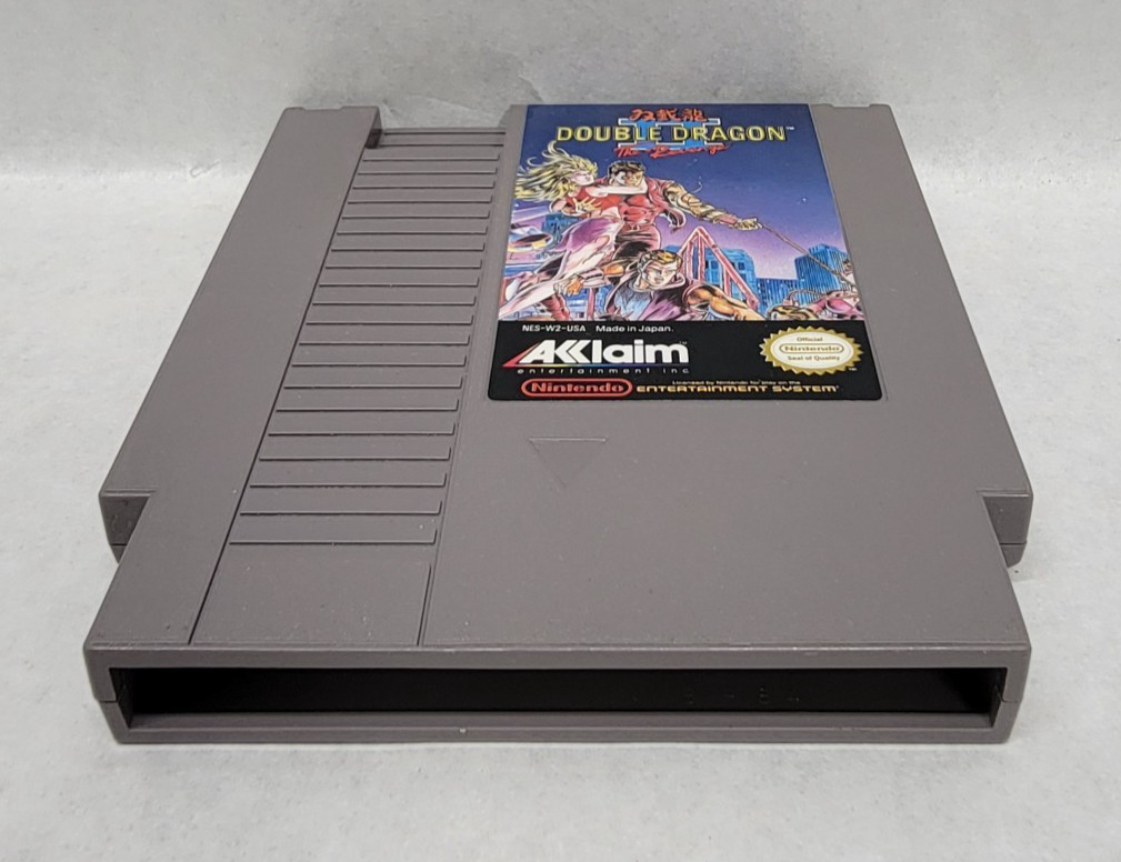 DOUBLE DRAGON II The Revenge – Nintendo NES – Game, Box, Sleeve, Poster & Foam