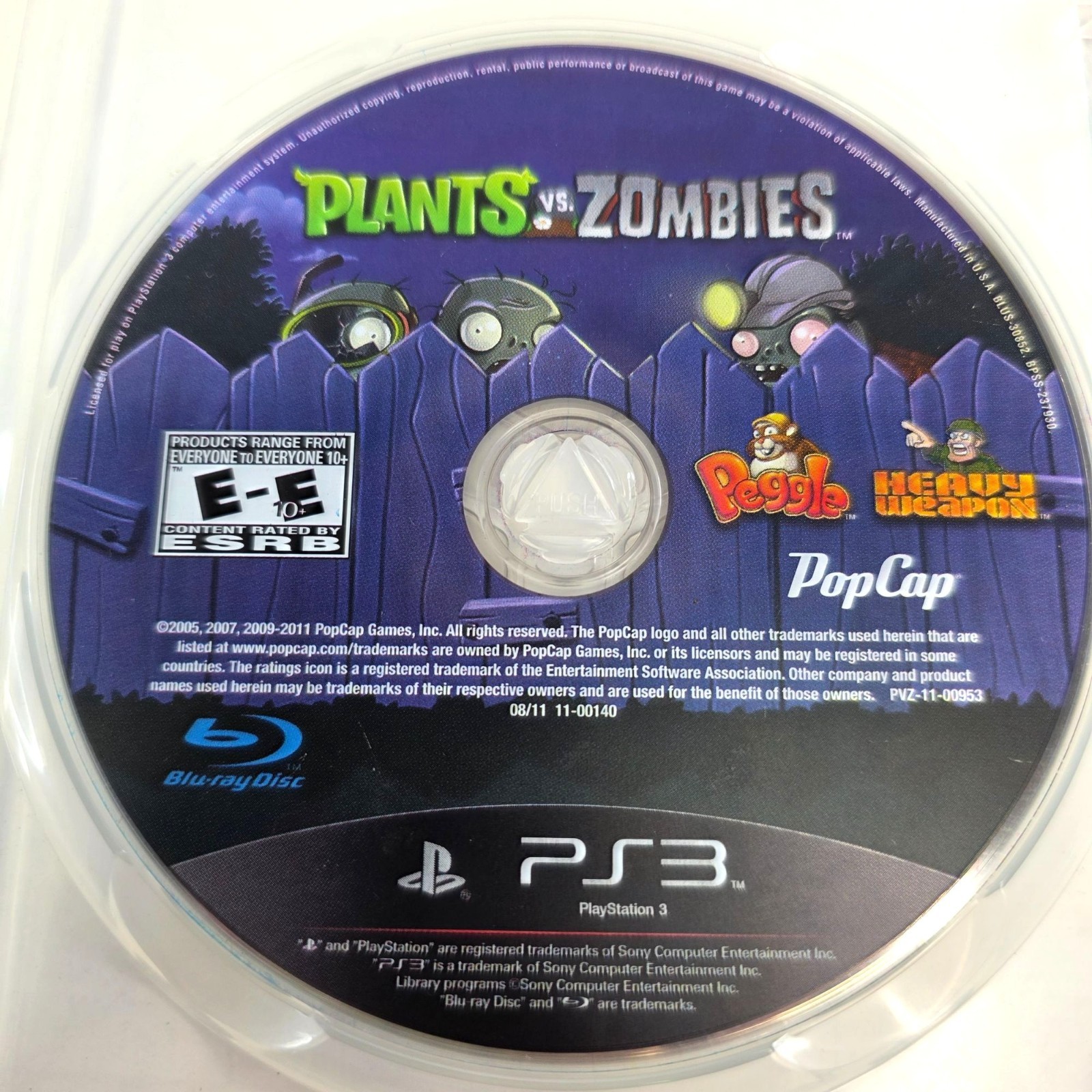 Plants Vs. Zombies PS3 Game Includes Bonus Games Peggle & Heavy Weapon Tested