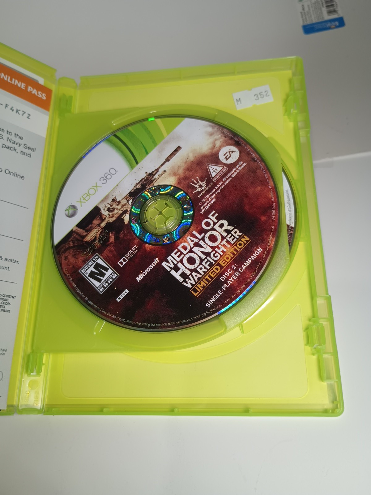 Medal of Honor – Warfighter – Limited Edition – Microsoft Xbox 360 – Used