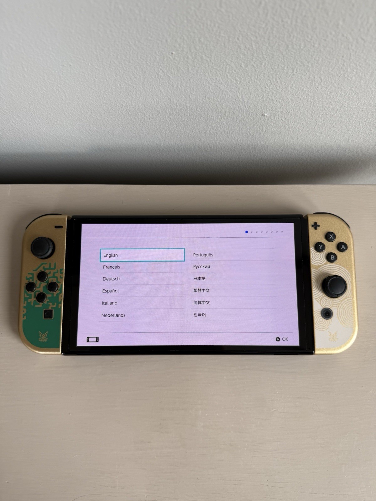 Nintendo Switch OLED Console Legend of Zelda: Tears of the Kingdom Edition CIB