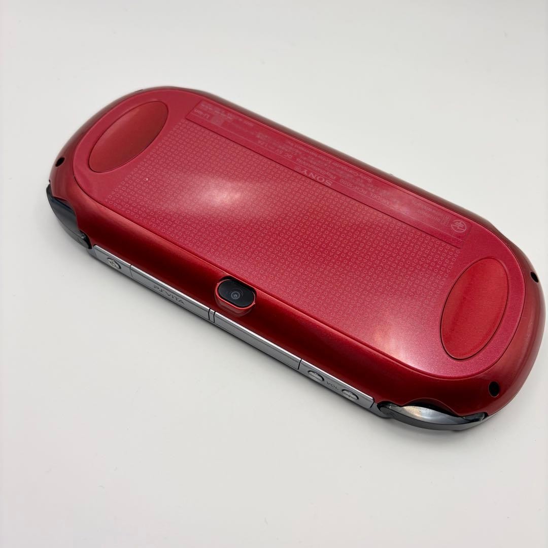 Excellent SONY PlayStation Vita Wi-Fi Model Cosmic Red Limited Edition PCH-1000