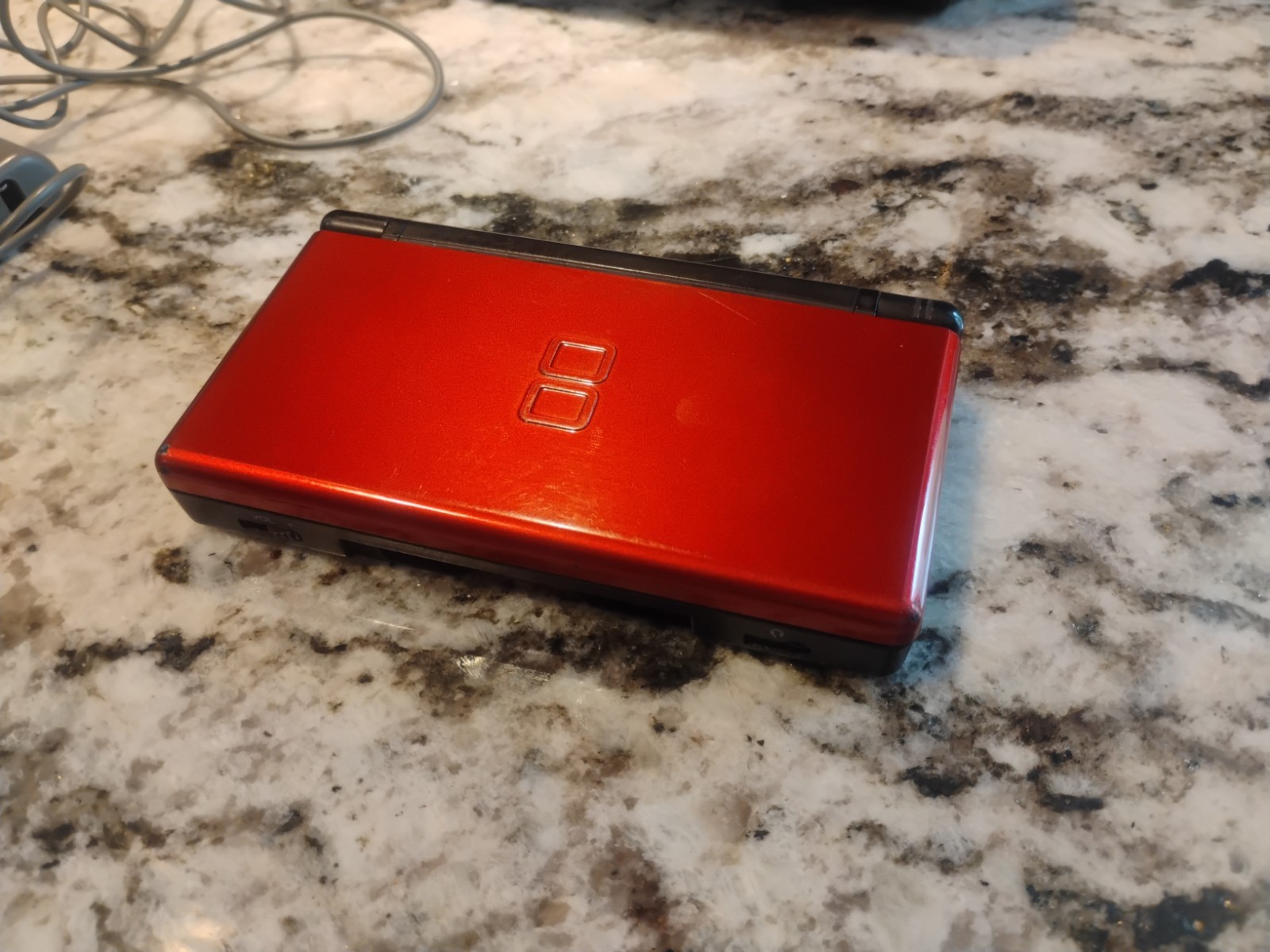 Nintendo DS Lite Bundle – Crimson/Black – Tested And Working