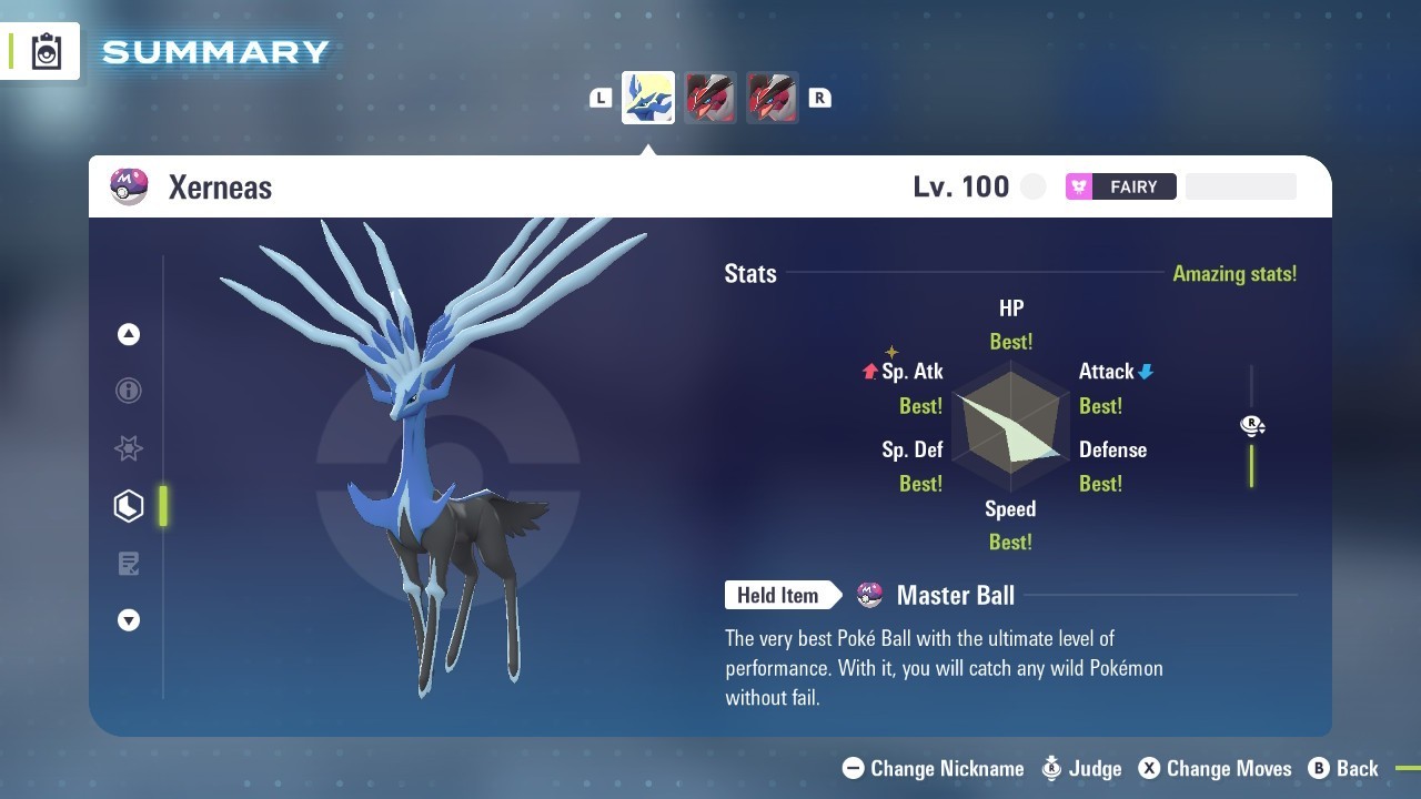 ✨COMBO 3 LEGENDARY ZYGARDE XERNEAS & YVELTAL✨ 6IV MAXED EV⭐POKEMON LEGENDS ZA