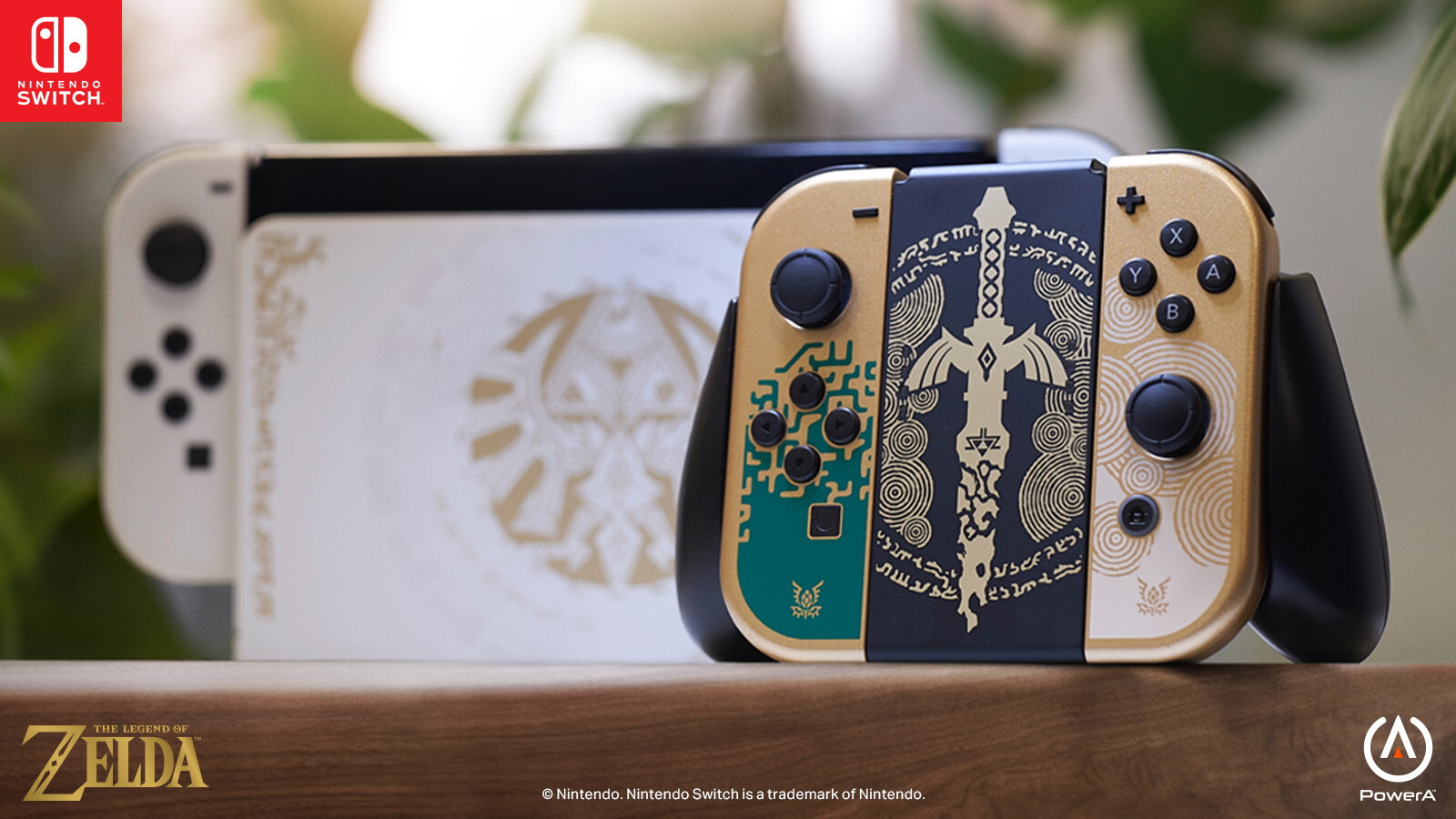 PowerA OFFICIAL Joy-Con Comfort Grip *DECAYED MASTER SWORD EDITION* (Switch) New