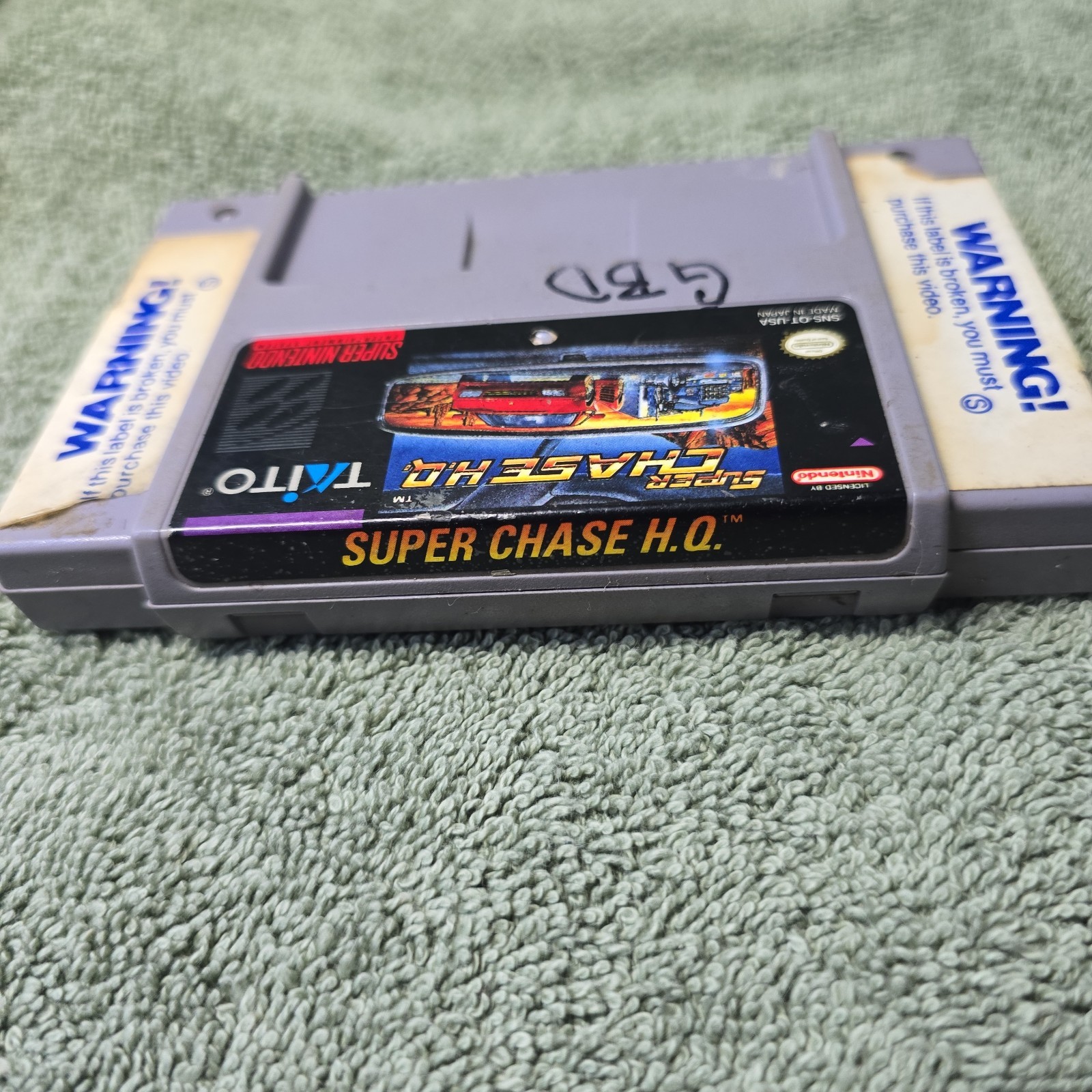 Super Chase H.Q HQ (Super Nintendo SNES, 1993) Authentic