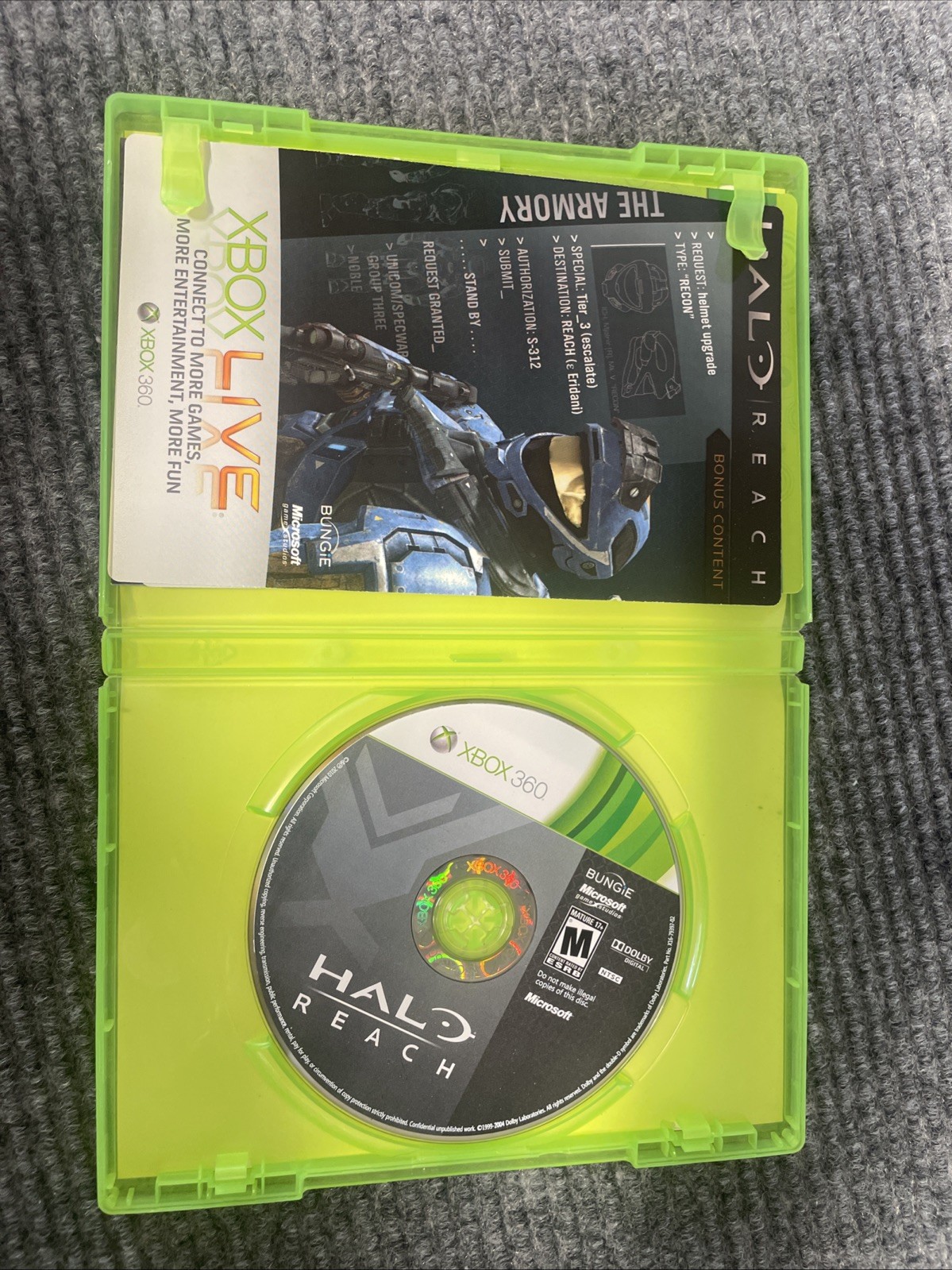 Halo: Reach (Halo Series) Shooter M Manual Included NTSC-U/C Xbox 360