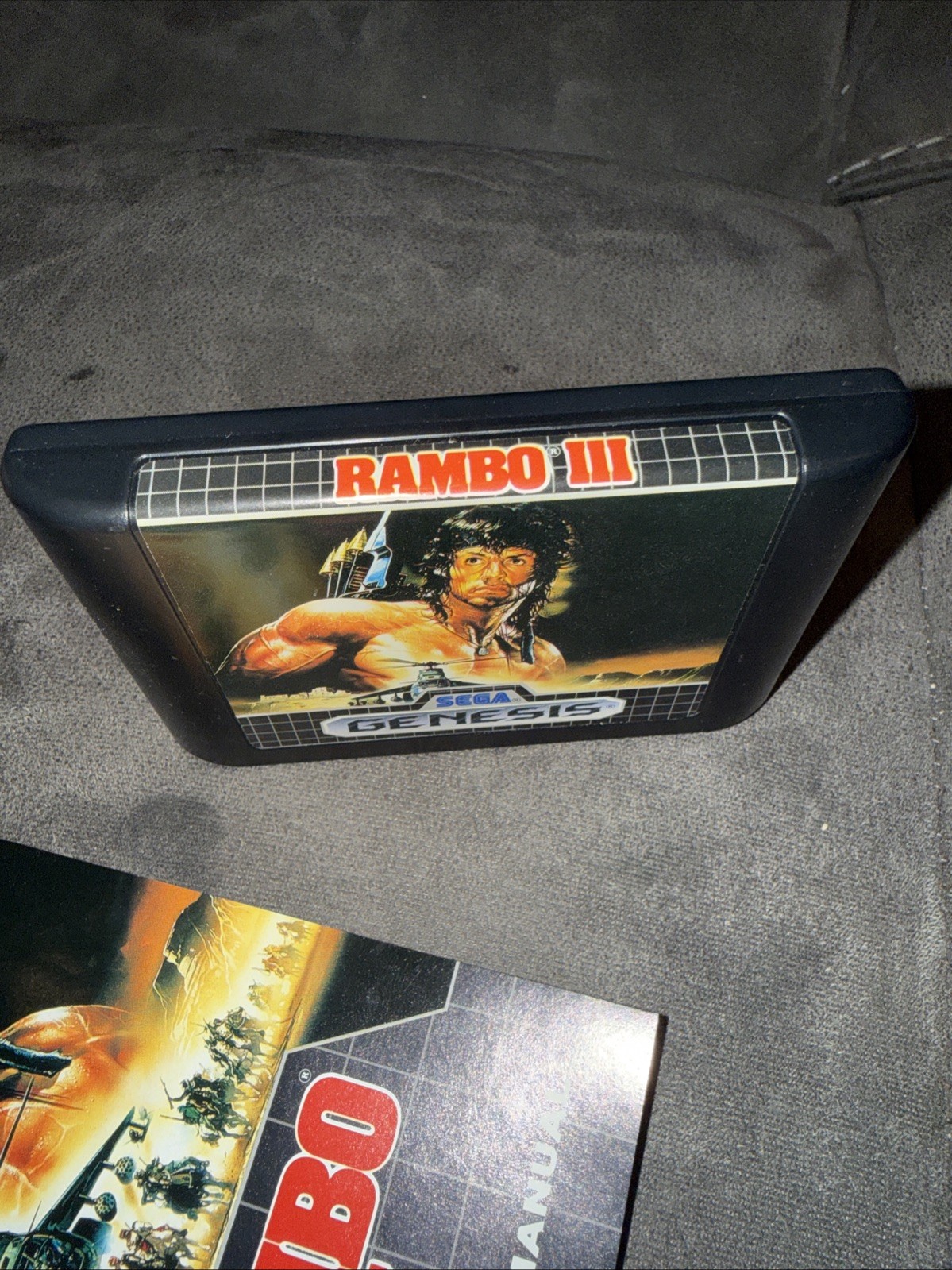 Rambo III (Sega Genesis Game Complete Manual Tested !