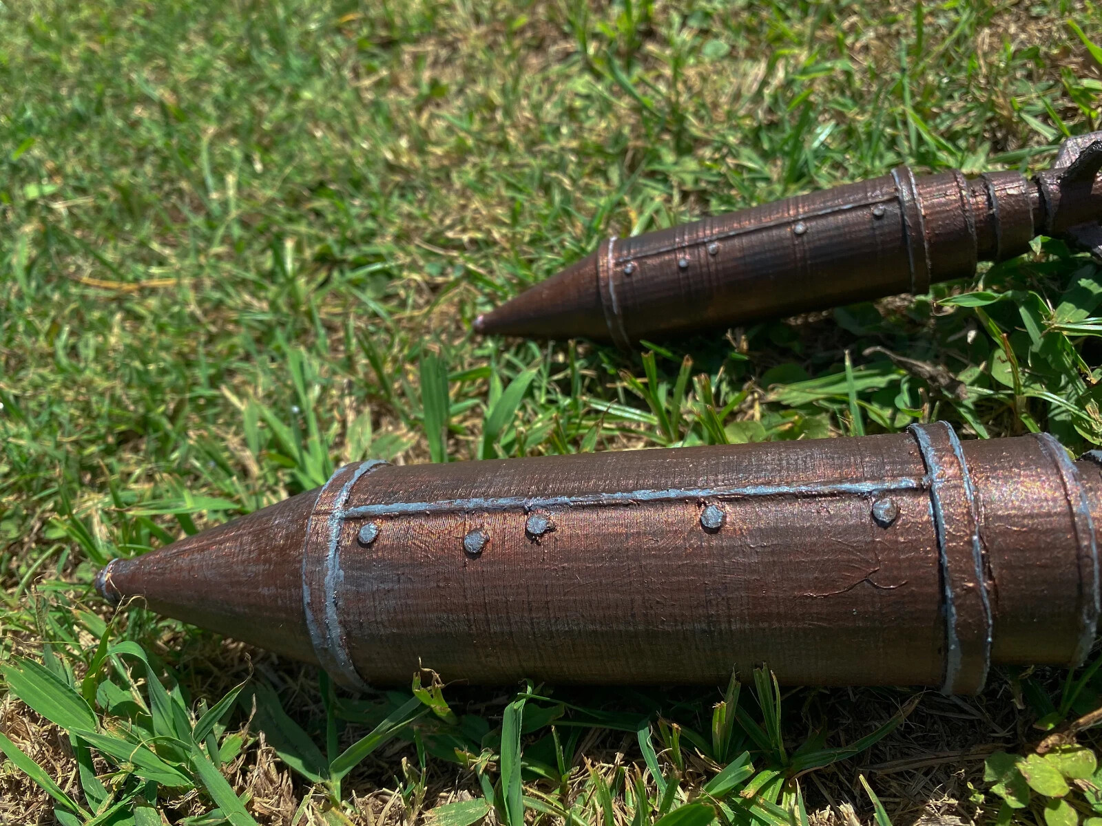 RUST ROCKET Prop Figure Hand Painted Life Size 3D Print Room DECOR Rust game 1:1