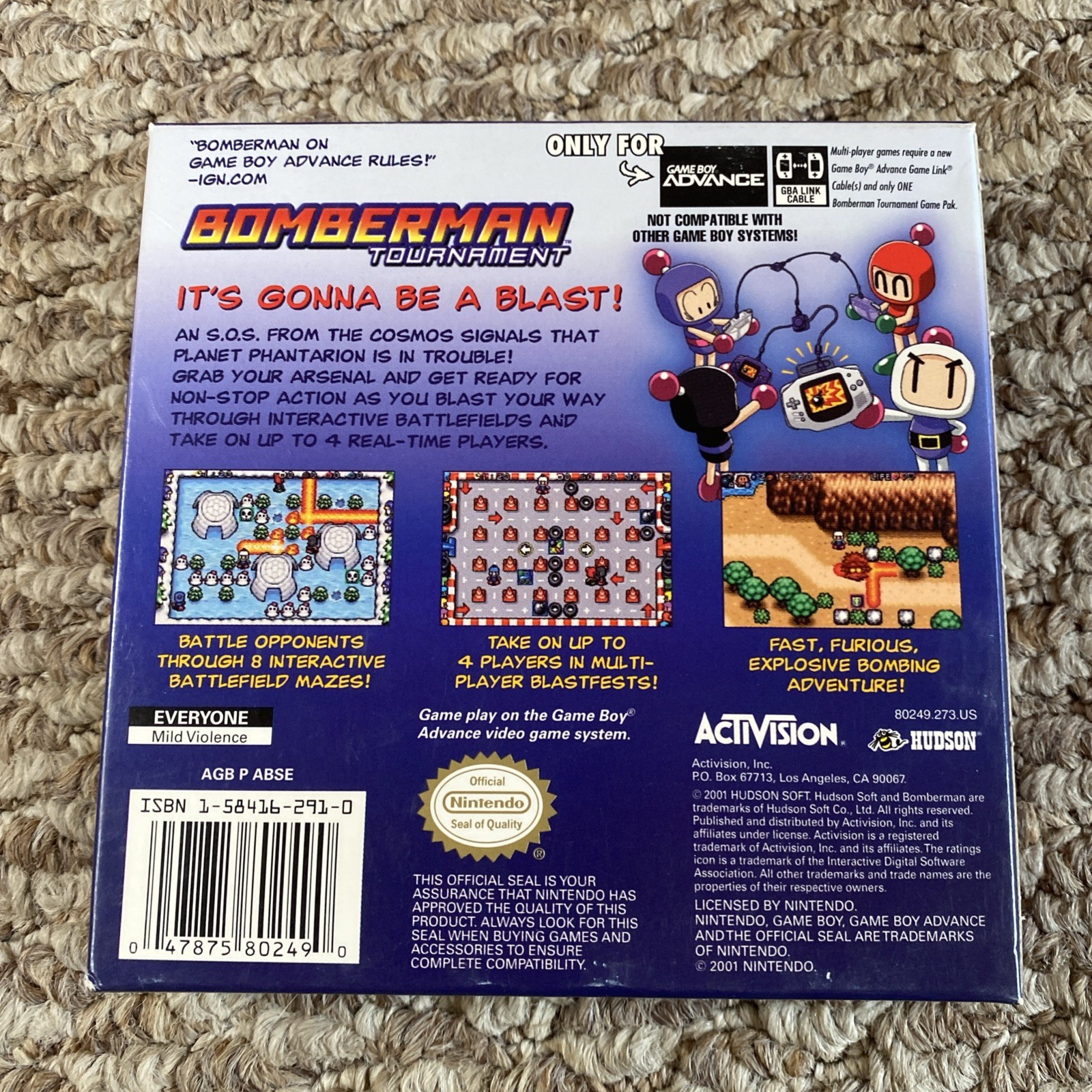 Bomberman Tournament Box Only (Nintendo Game Boy Advance)