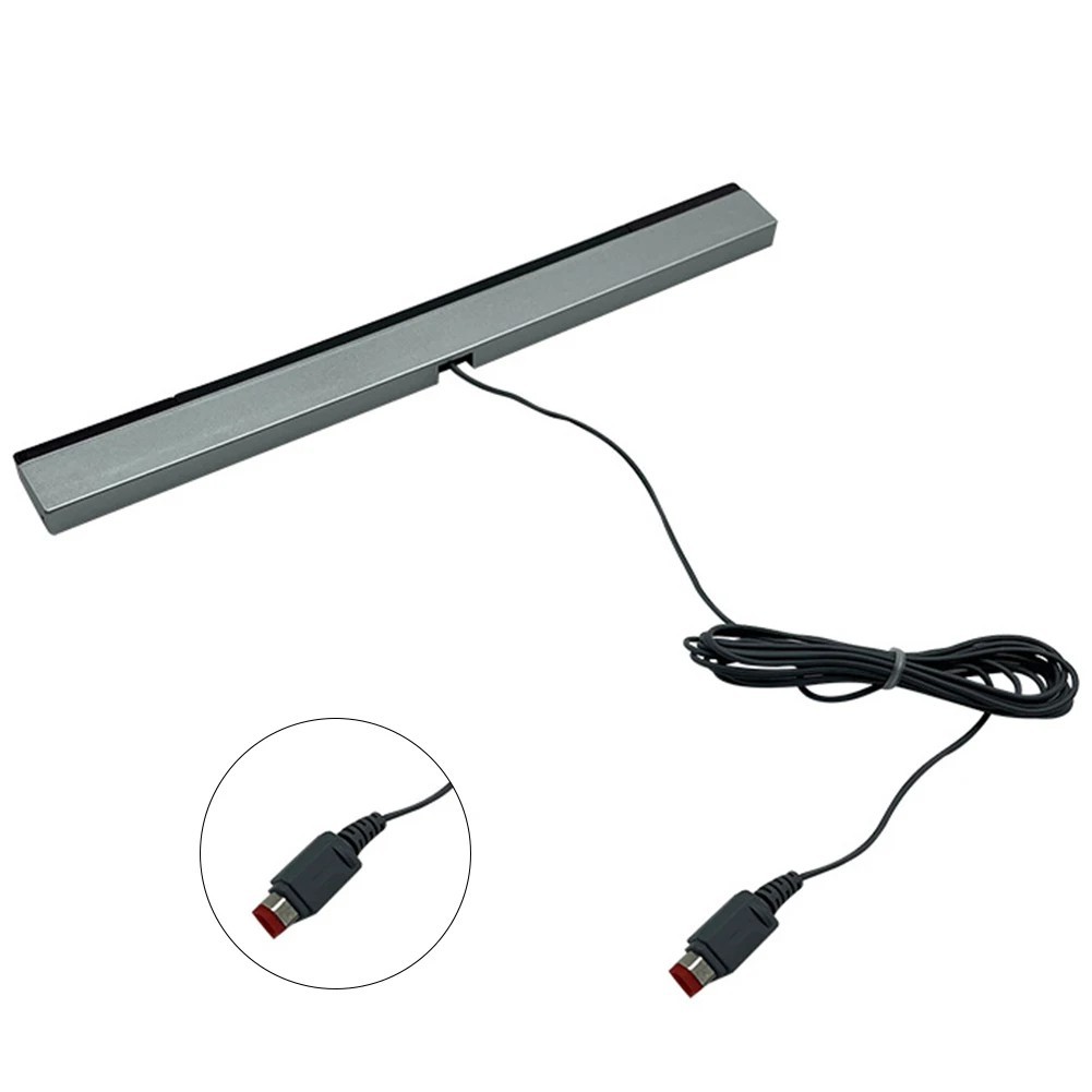 SENSOR BAR FOR NINTENDO WII & WII U WITH STAND WIRED INFRARED RECEIVER – NEW