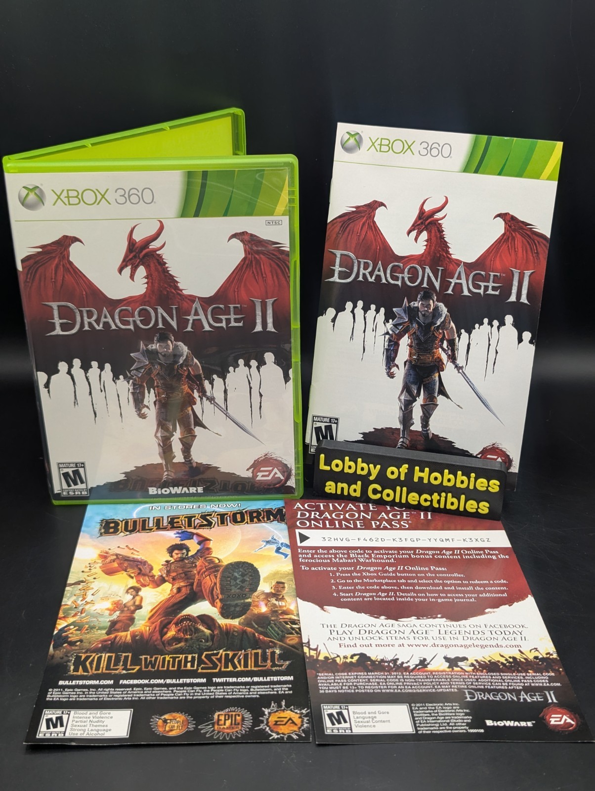 Dragon Age II ( Microsoft Xbox 360 ) CIB – Mint Disc – Pristine – Tested