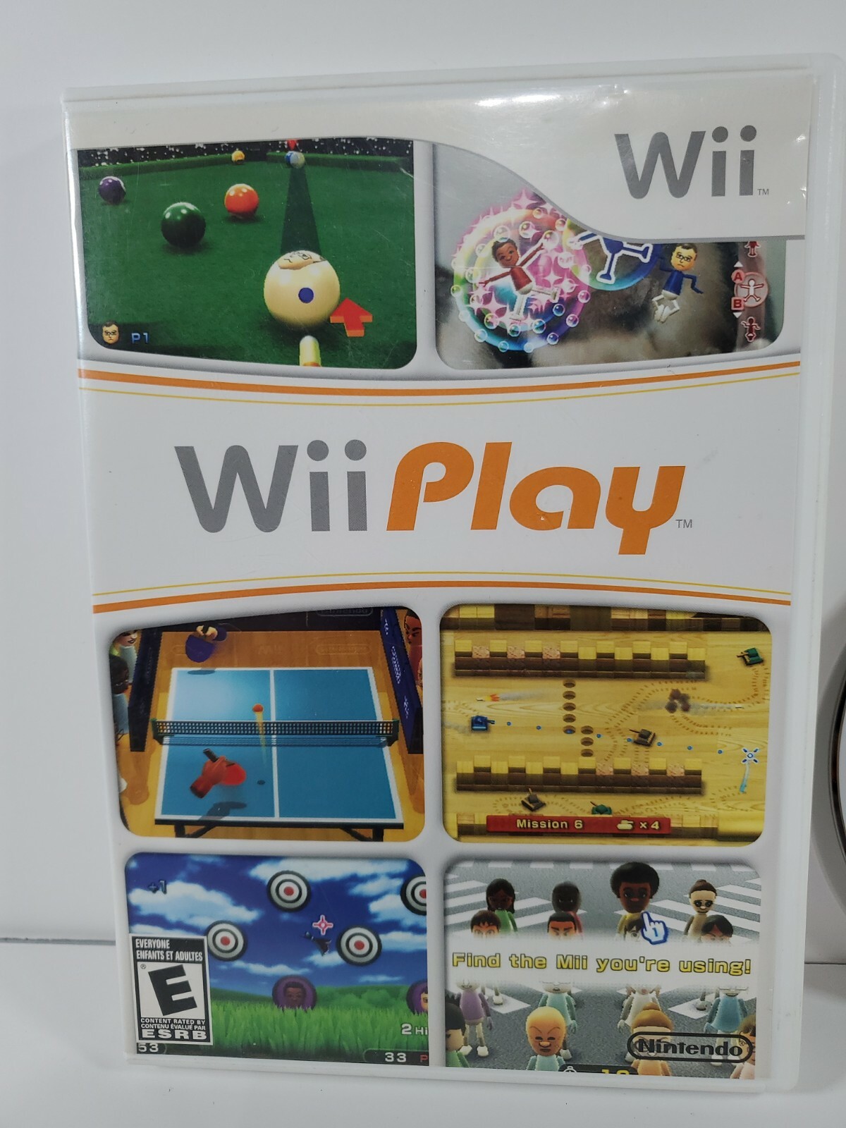 Nintendo Wii Play Complete W/ Case Manual Disc
