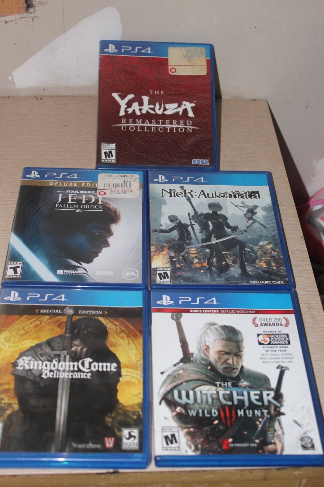 PlayStation 4 30+ games bundle: Spider-Man PS4, GTA V, Resident Evil, Witcher 3