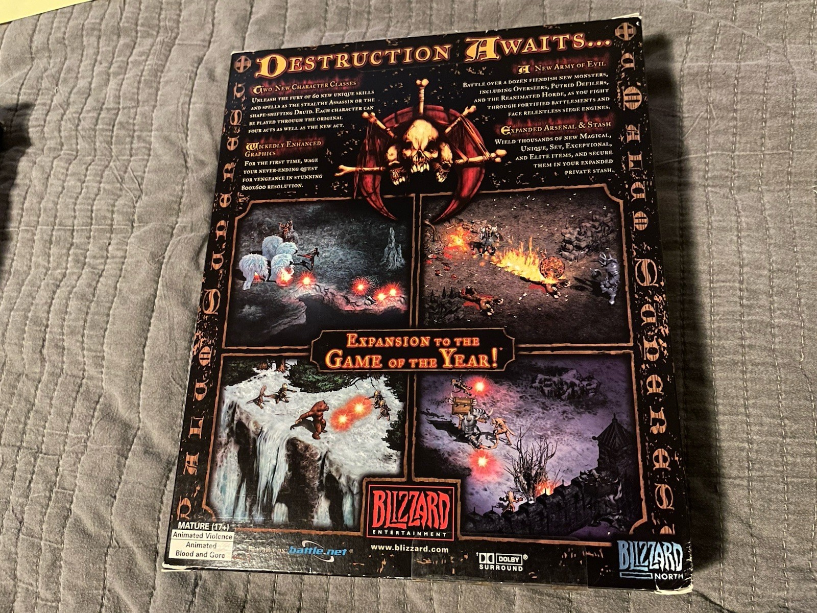 Diablo2 & Diablo2 Expansion set lord of destruction W/Manuals, Product Manuals