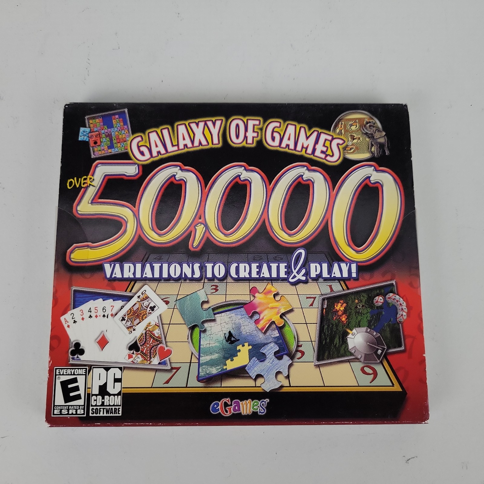 NEW GALAXY OF GAMES 50,000 Variations To Create Play PC Video Game puzzles #B15