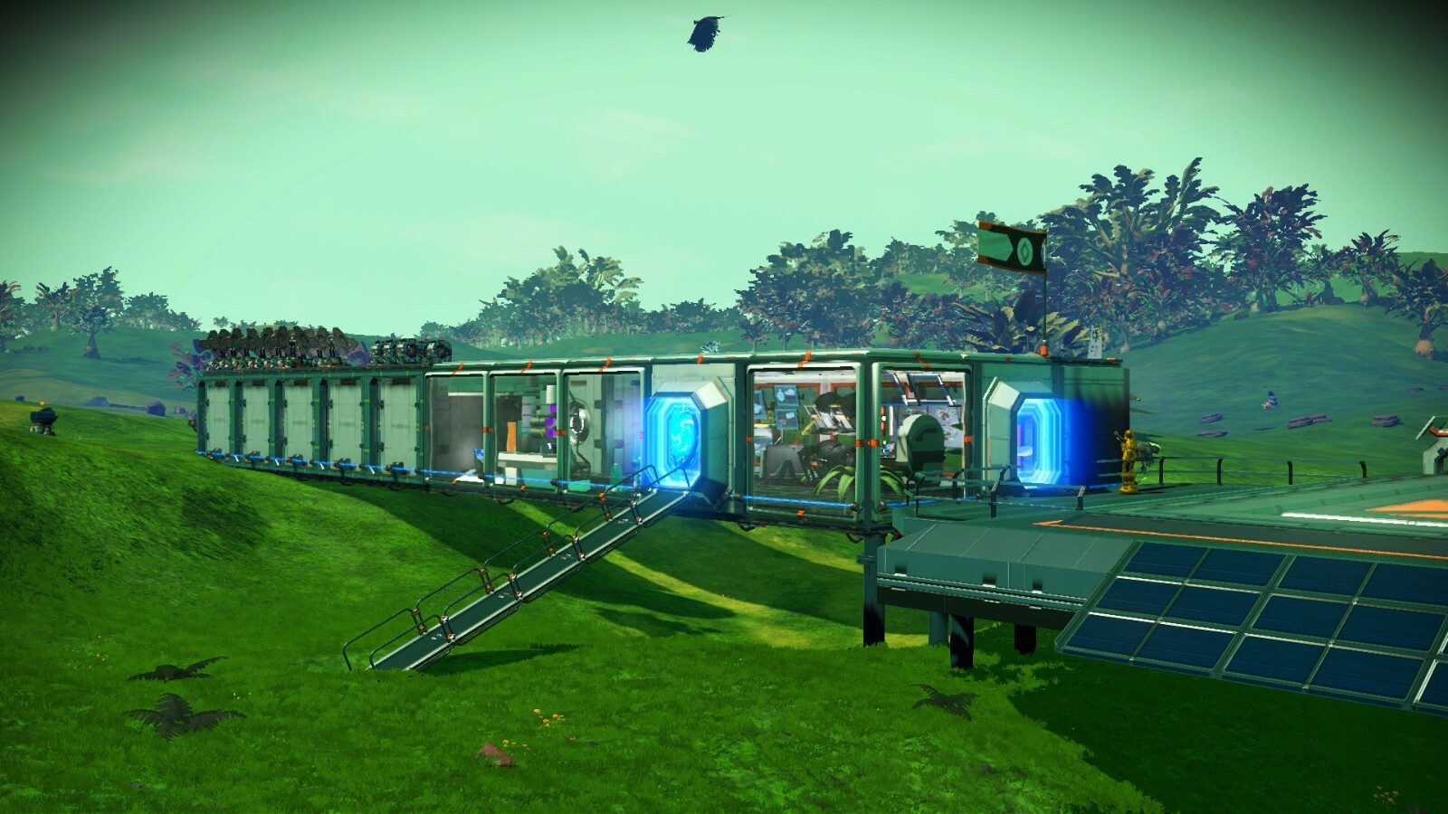 No Mans Sky Starter Base – Storage, Terminal + Landing Pad – PC, XBOX,PS4 & PS5