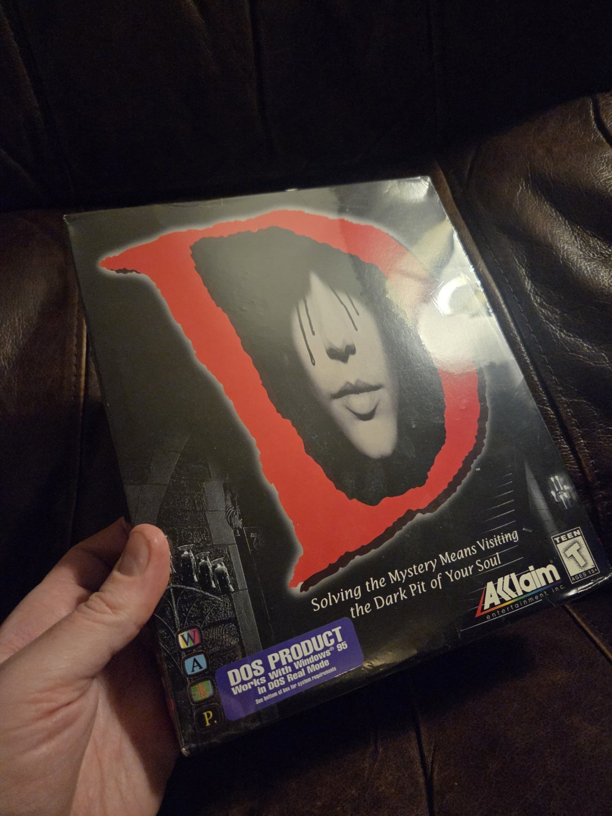 “D” (1995 PC) Acclaim RARE ENGLISH VERSION! Very Very Hard To Find Sealed!!