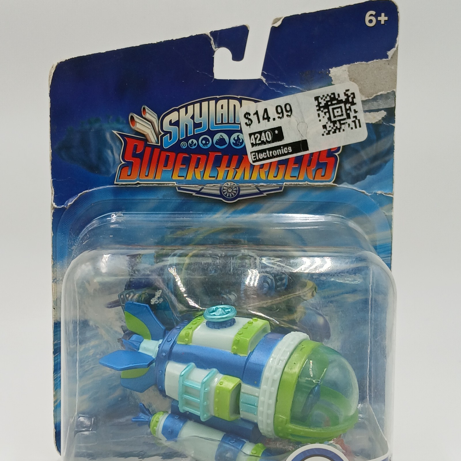 Skylanders Super Chargers Dive Bomber Skylanders Sea Vehicle Water Element FLAWS