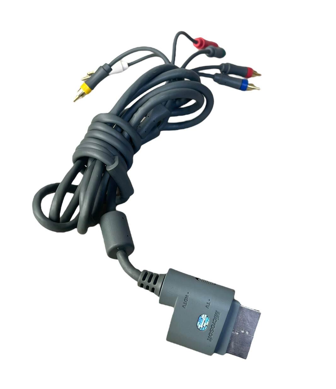 Genuine OEM Microsoft Xbox 360 Component HD AV Cable Composite RCA HDTV TESTED