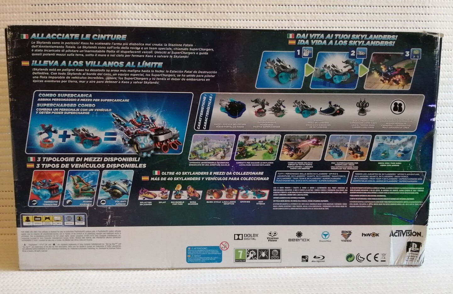 Skylanders SuperCharger Dark Edition Starter Pack for Play Station 3 Open….