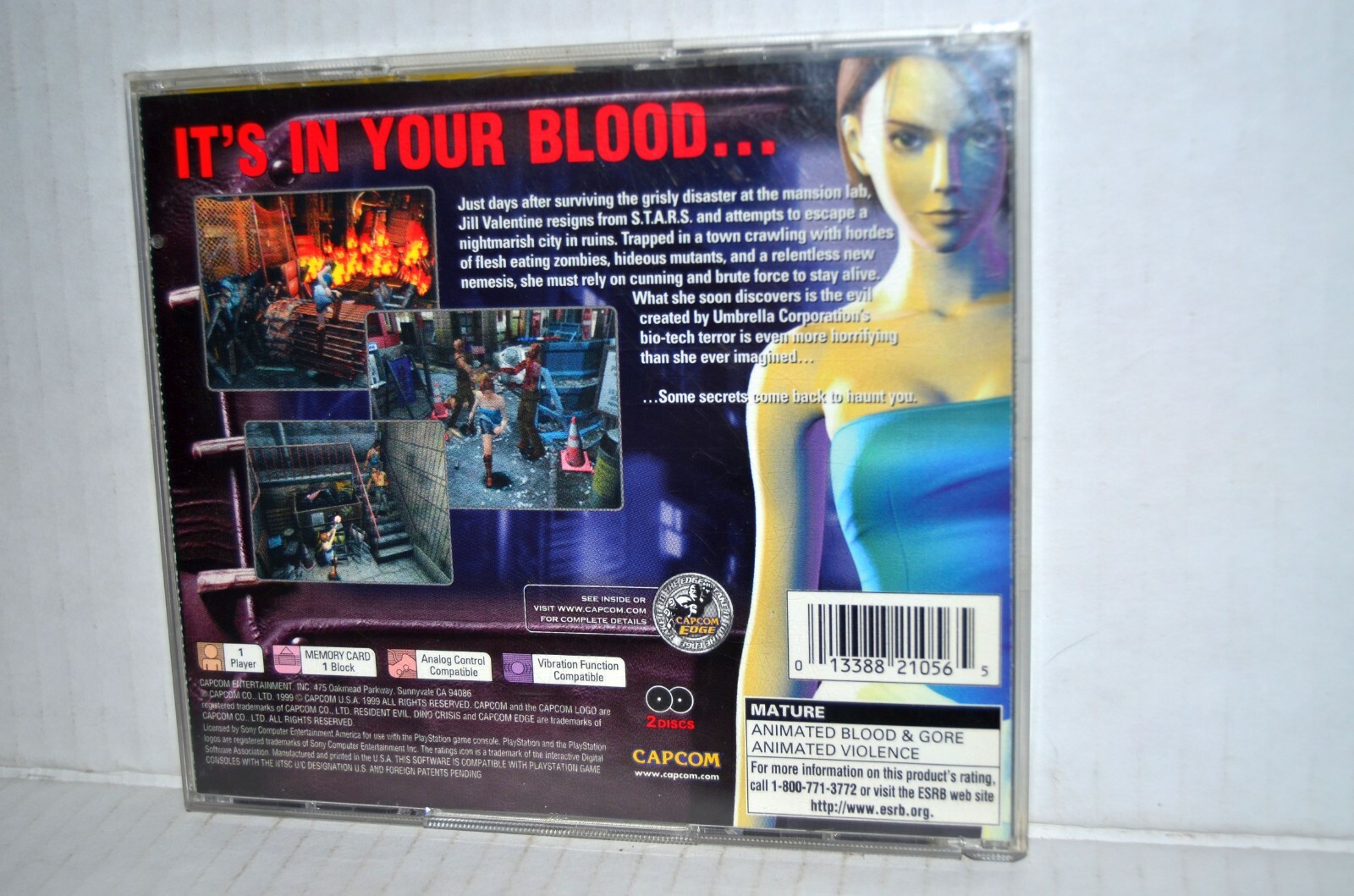 Sony PlayStation 1 PS1 PSOne Dreamcast Video Games Clear CD Disc Jewel Cases -50