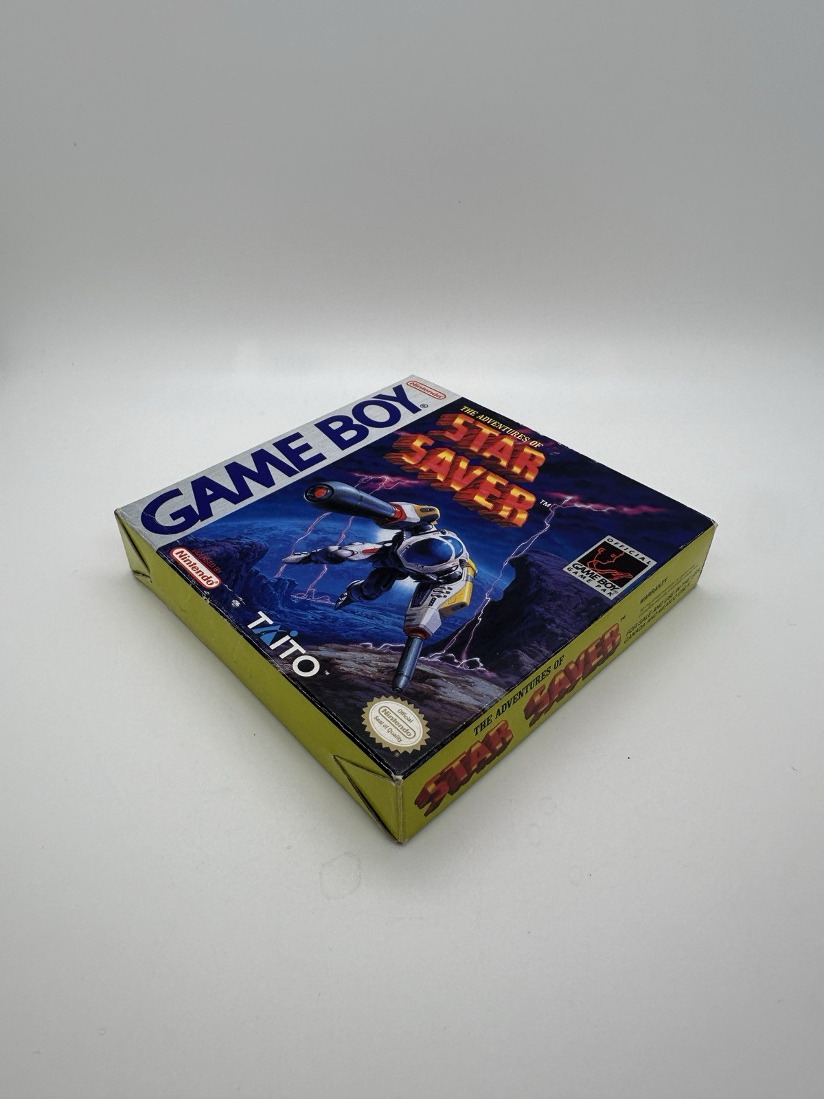 Adventures of Star Saver (Nintendo Game Boy, 1992) Cart, Manual, Box