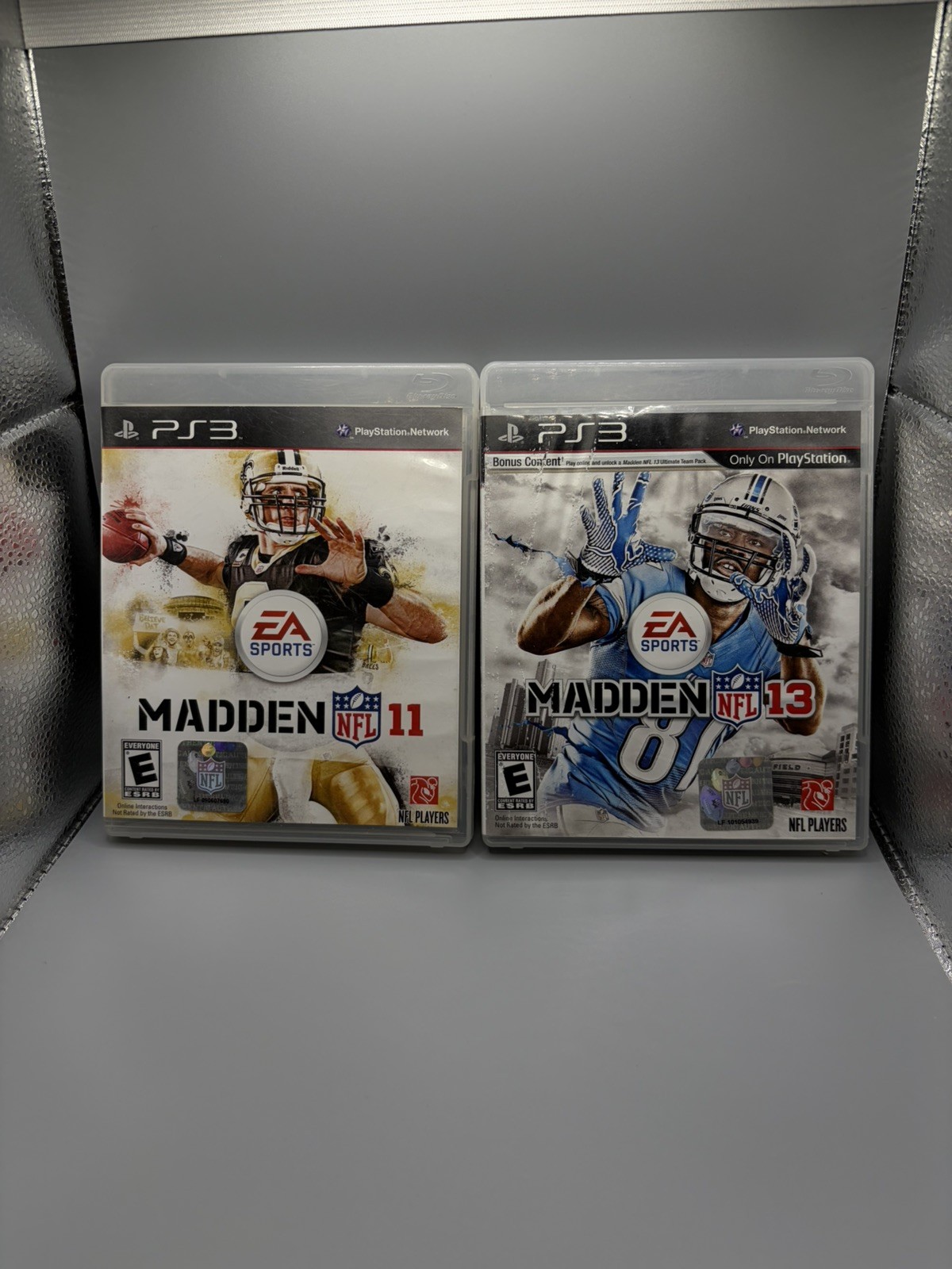 PS3 Madden 11 & Madden 13 Game Sony PlayStation 3 Bundle
