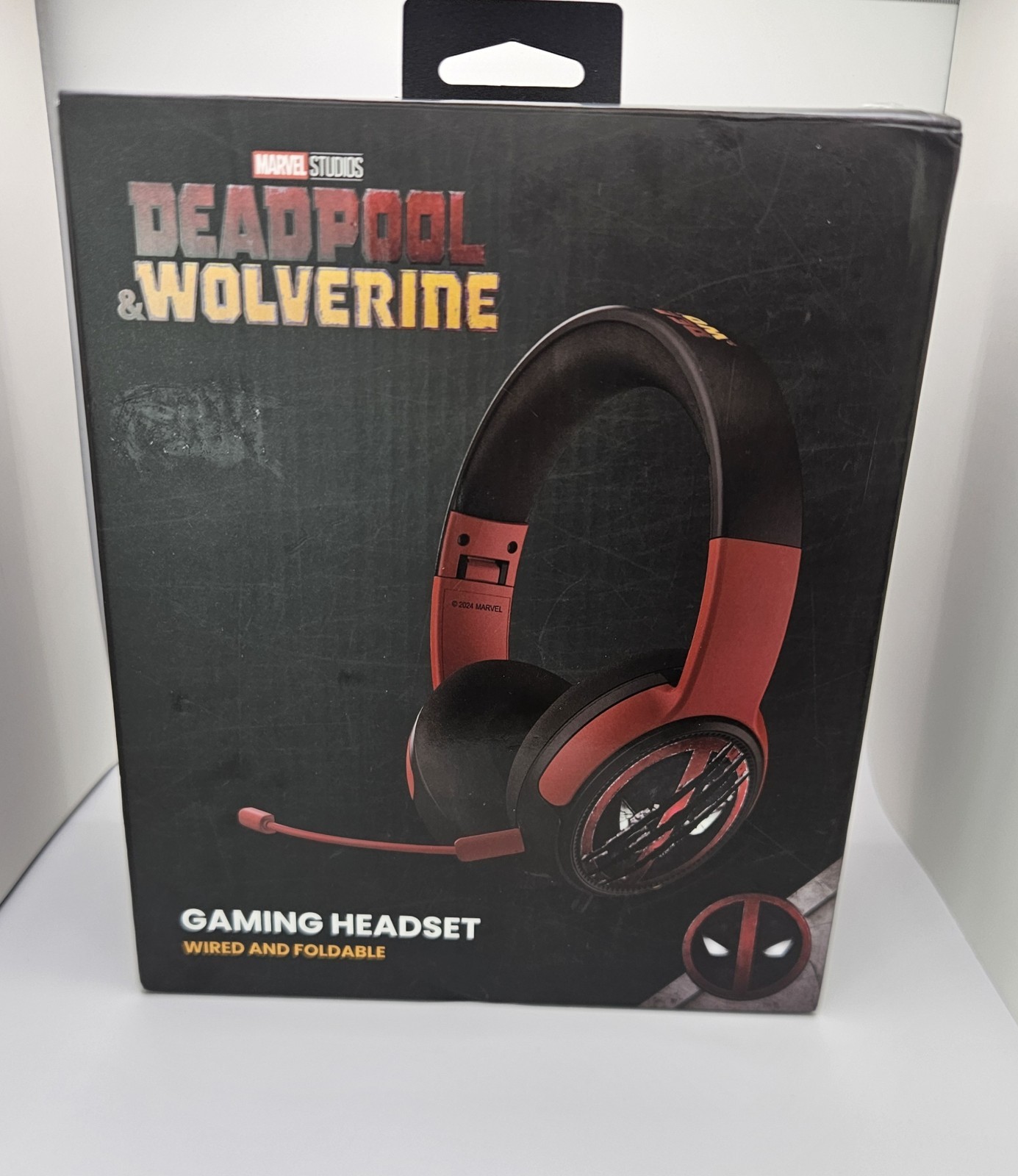 Marvel Deadpool And Wolverine Gaming Headset Wired And Foldable 3.5 Mm Jack