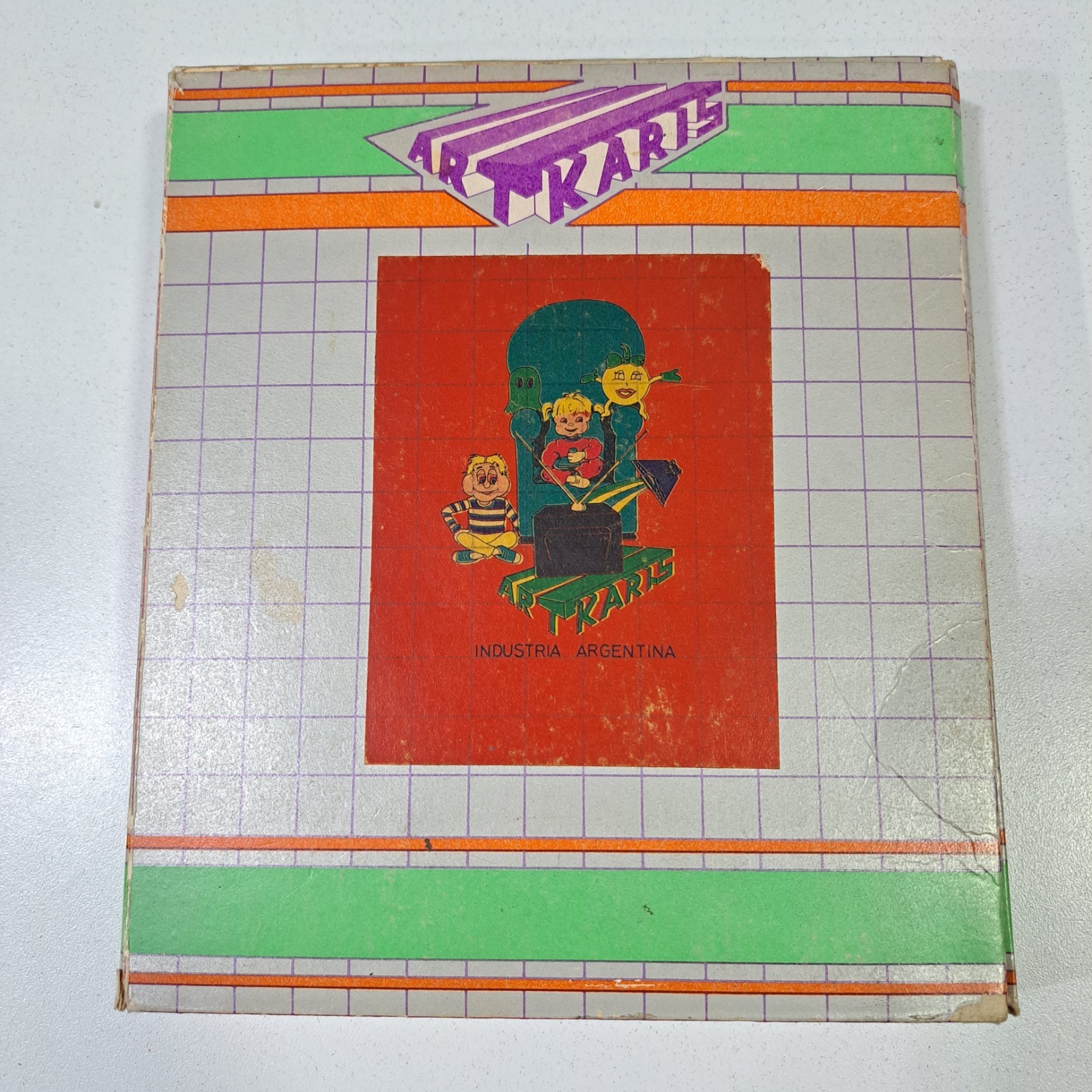 Vintage Atari Coleco River Raid Artkari Argentina Box