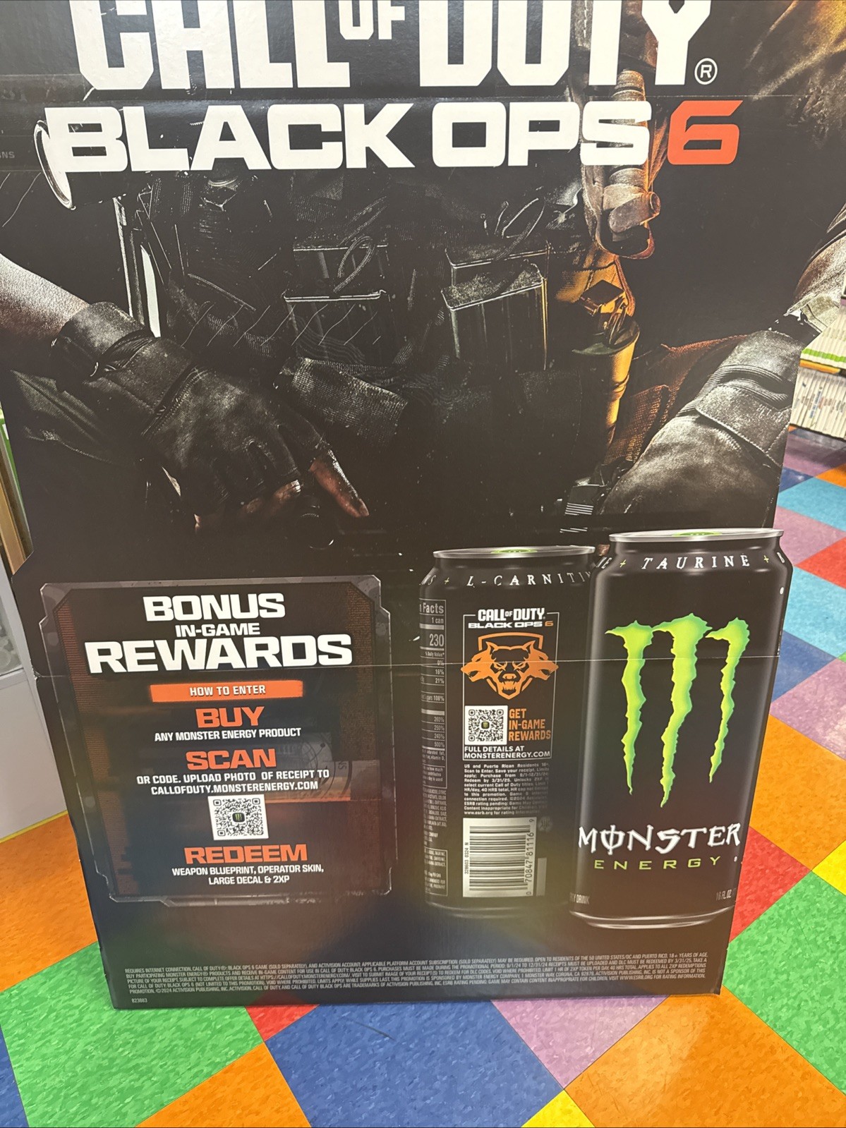 Call of Duty Black Ops 6 Monster Promo Store Display Standee