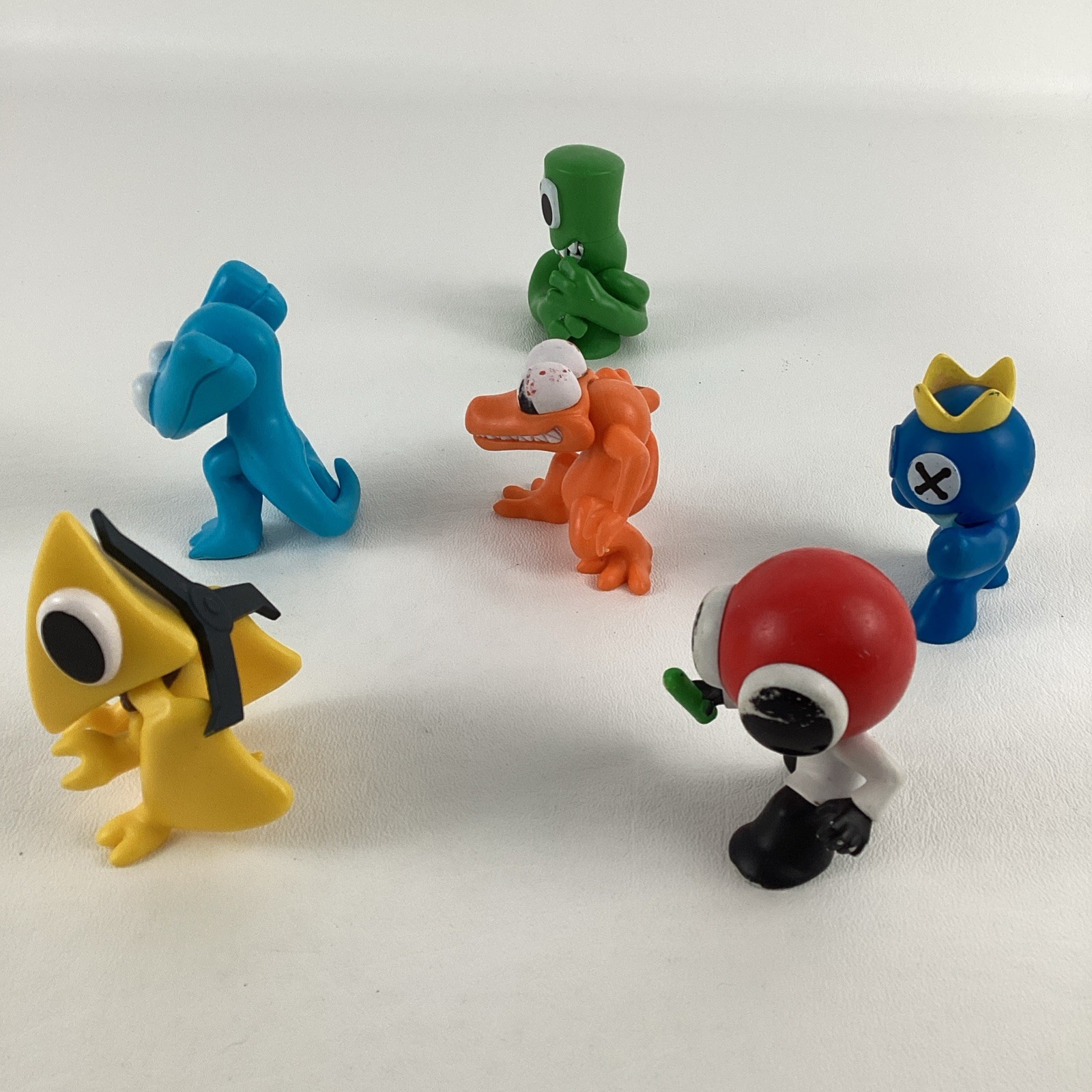 Rainbow Friends Roblox Survival Video Game PVC Figures Topper Lot Phatmojo 2023