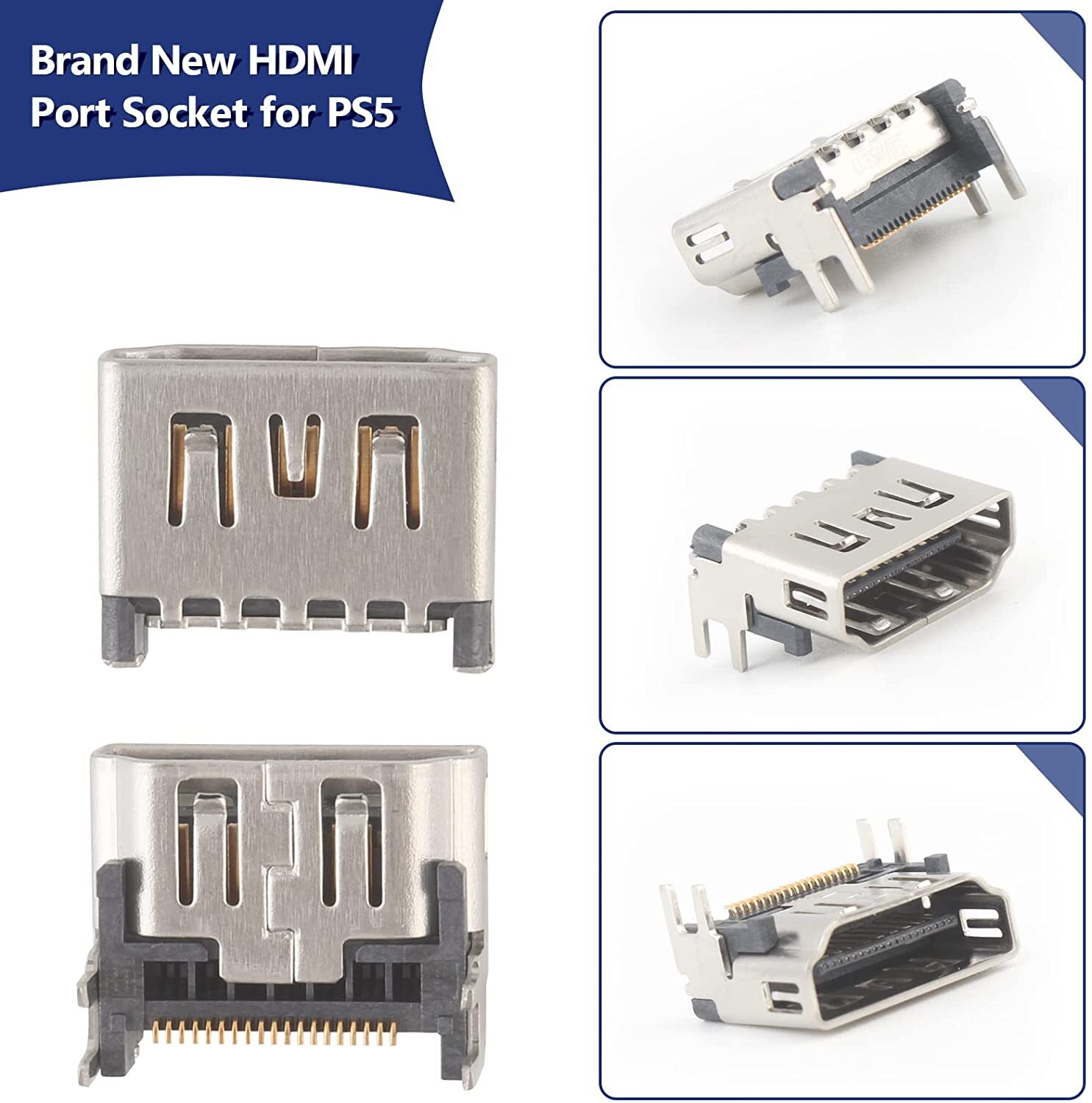 5/10/50 HDMI Port Display Socket Connector Jack Fit for Playstation 5 Sony PS5