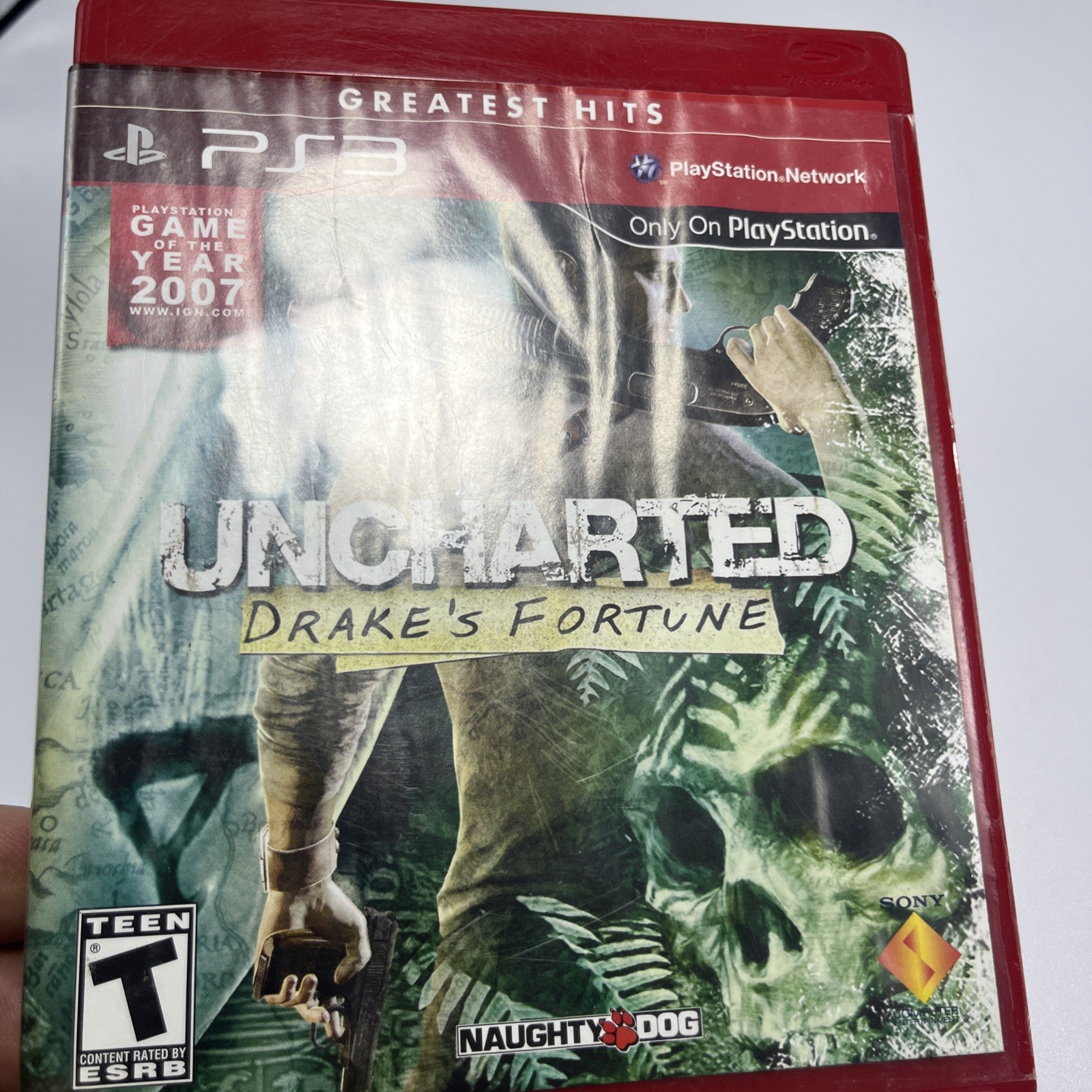 Uncharted 1 2 & 3 Sony PlayStation 3 PS3 Trilogy Lot